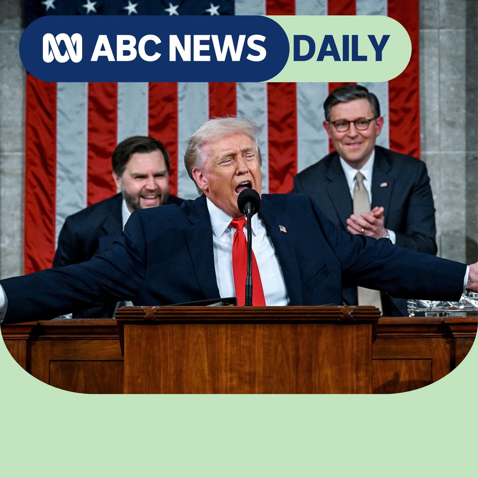 Trump’s theatrics at the State of the Union artwork