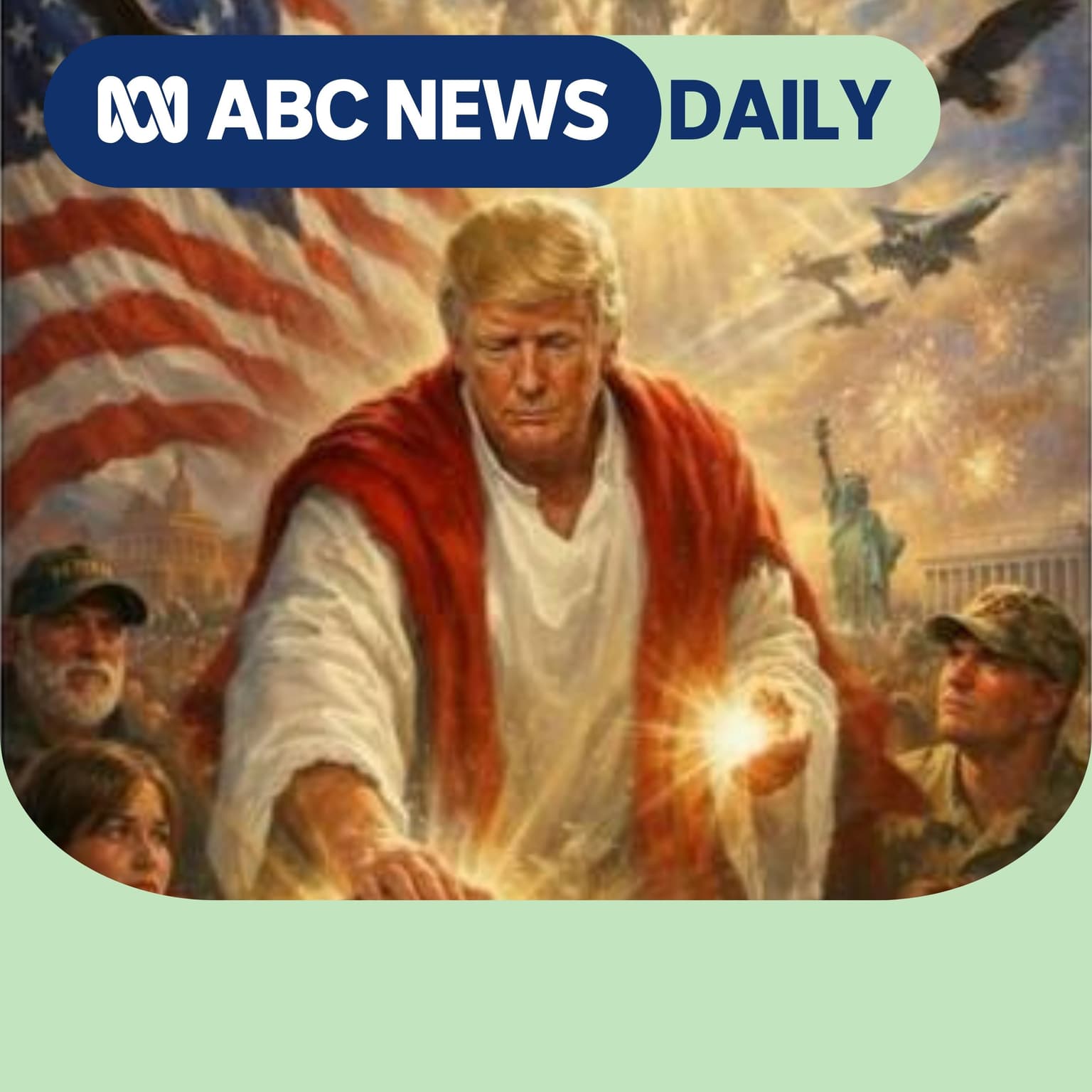 The President vs the Pope artwork