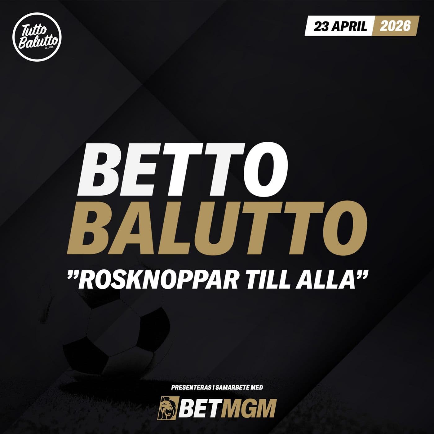 Betto Balutto - 23 april 2026 artwork