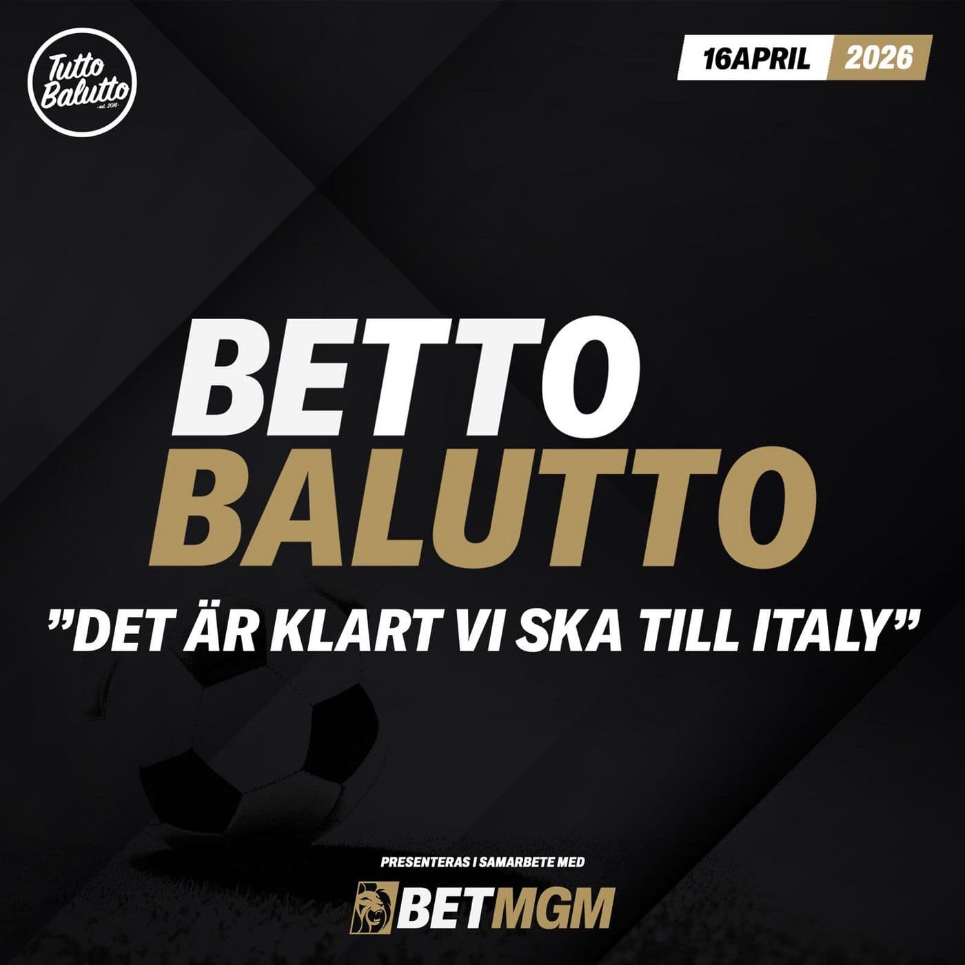 Betto Balutto - 16 april 2026 artwork