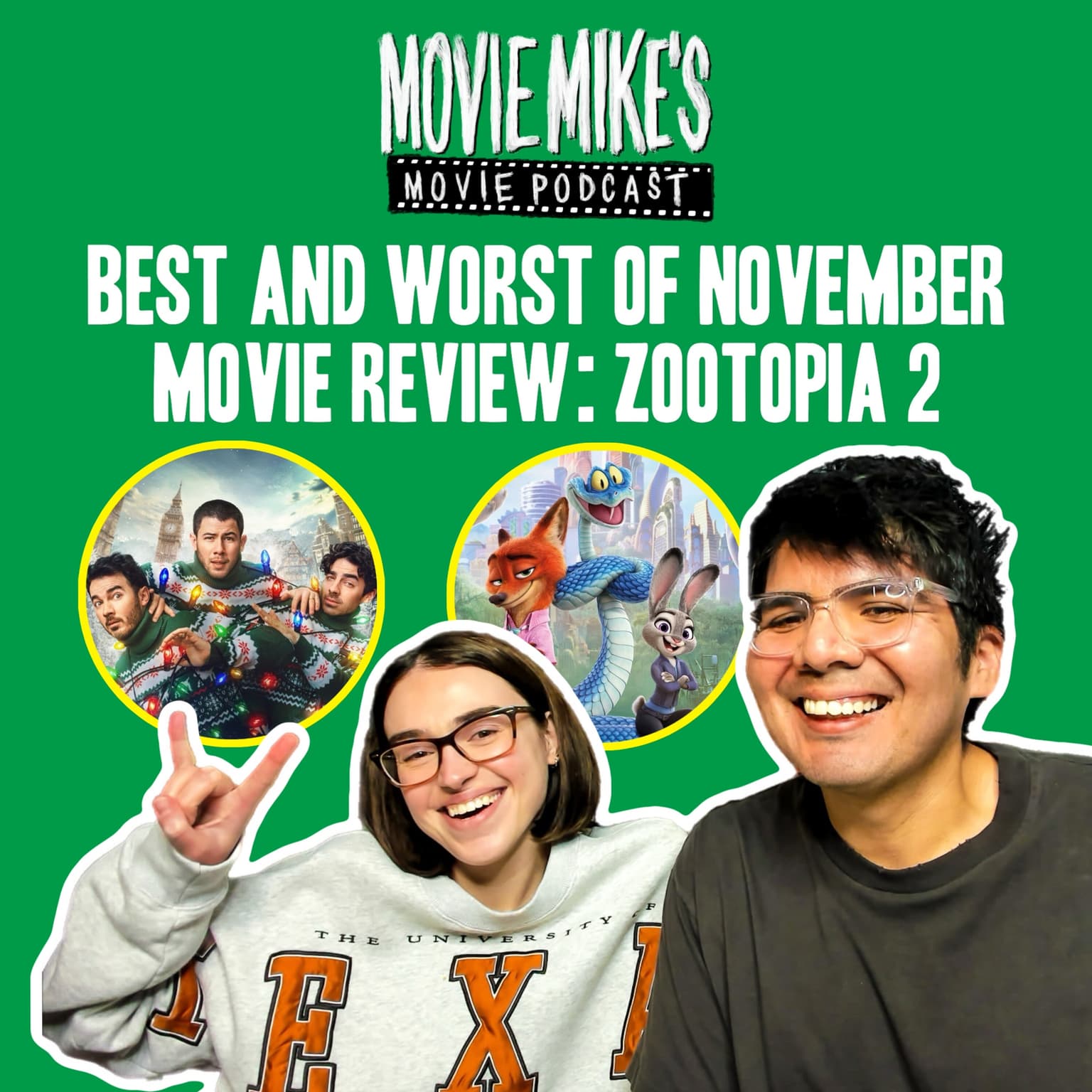 MOVIE MIKE: Kelsey Forced Mike to Watch a Disney Movie, Controversial Endings, and Good Movie with a BAD Poster + Movie Review: Zootopia 2 + Trailer Park: The Hunger Games: Sunrise on the Reaping artwork