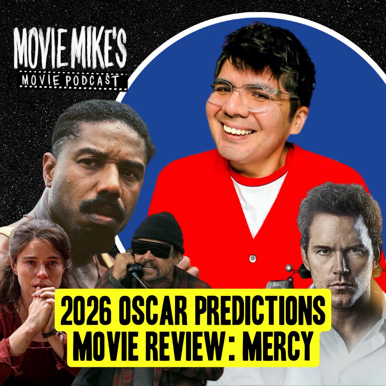 MOVIE MIKE: 2026 Oscar Predictions, Snubs and Surprises + Movie Review: Mercy + Trailer Park: Crime 101 artwork