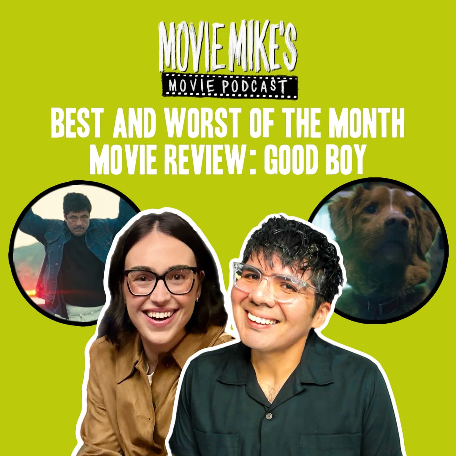 MOVIE MIKE: Hidden Gems and Major Letdowns in Sept Recap with Mike and Kelsey + Movie Review: Good Boy + Movie Poster Wall: The Simpsons Movie 2 artwork