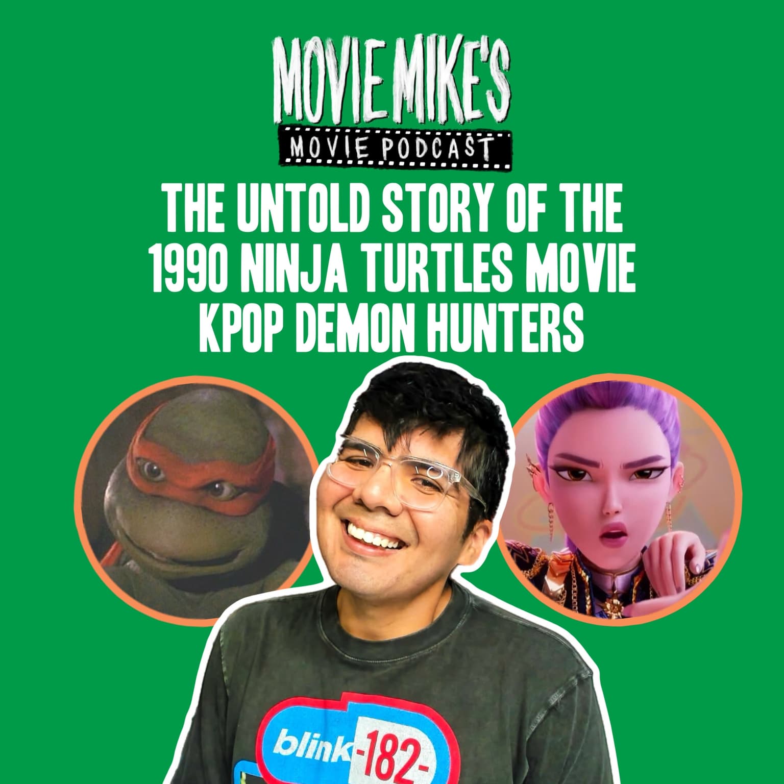 MOVIE MIKE: The Untold Story of the 1990 Ninja Turtles Movie + Movie Review: KPop Demon Hunters + Trailer Park: Timothée Chalamet is Marty Supreme artwork