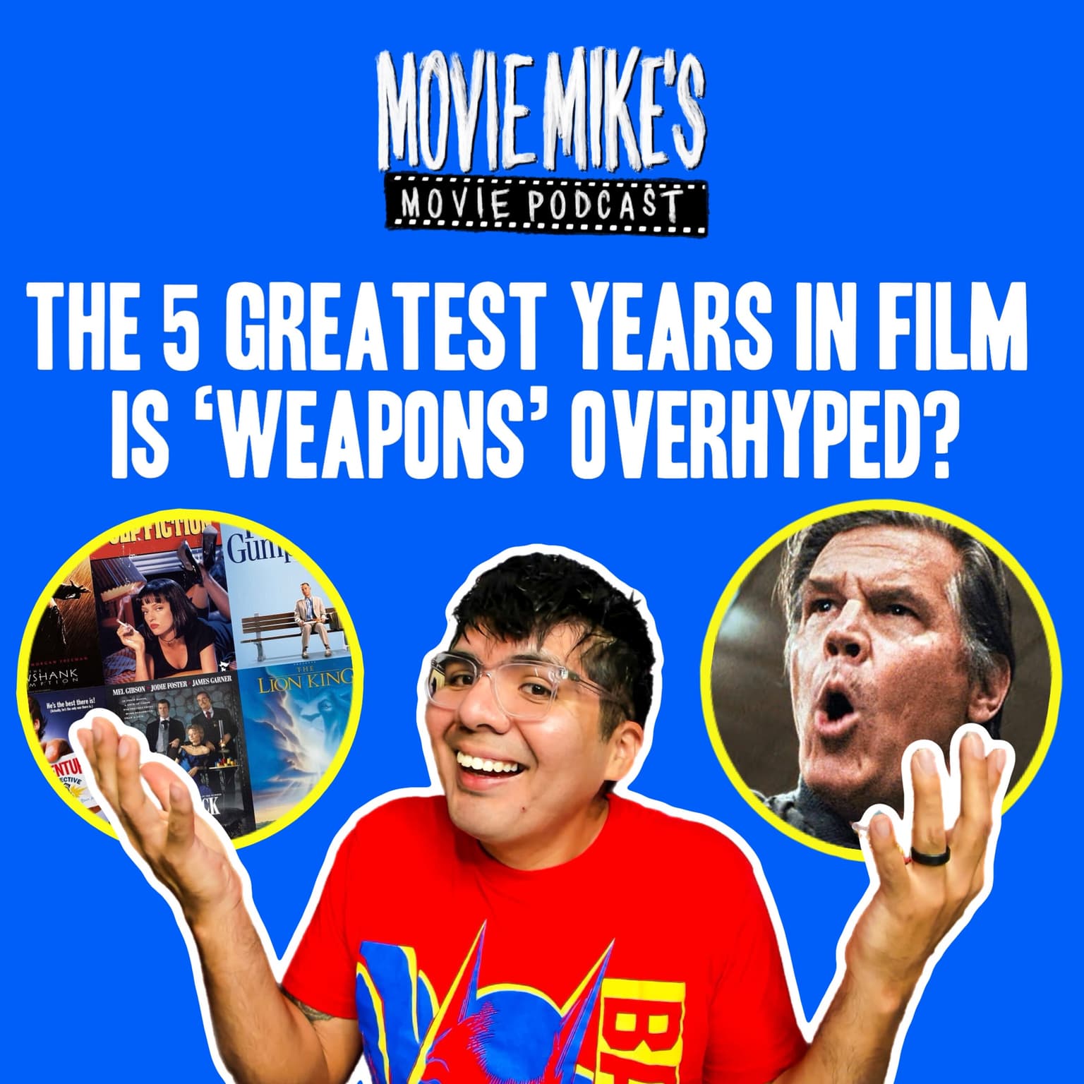 MOVIE MIKE: The 5 Greatest Years in Film + Movie Review: Is Weapons Overhyped? + Trailer Park: Predator: Badlands artwork