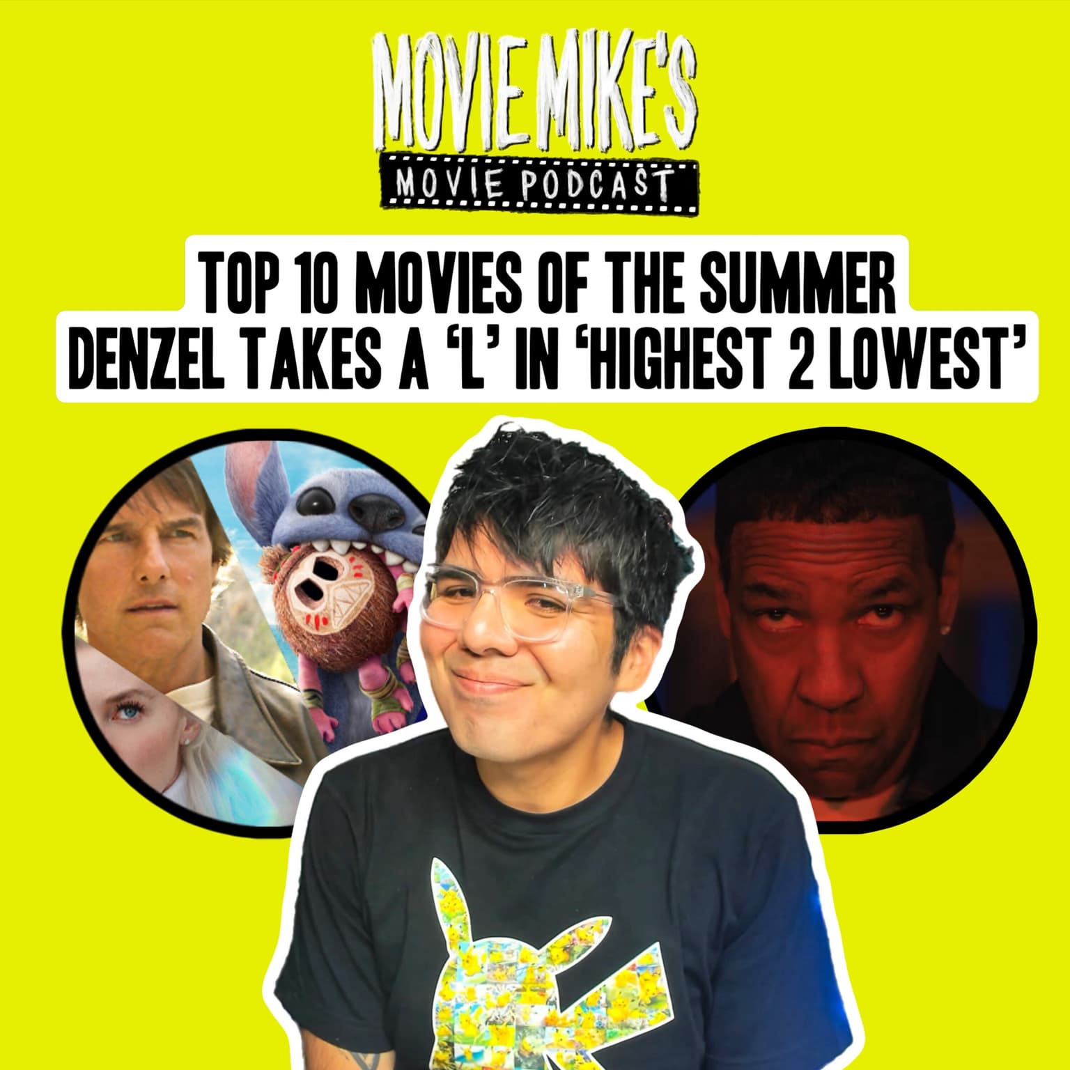 MOVIE MIKE: Top 10 Movies of the Summer + Denzel Takes a L in ‘Highest 2 Lowest’ + Trailer Park: Bugonia and Why Mike Believe in Aliens artwork