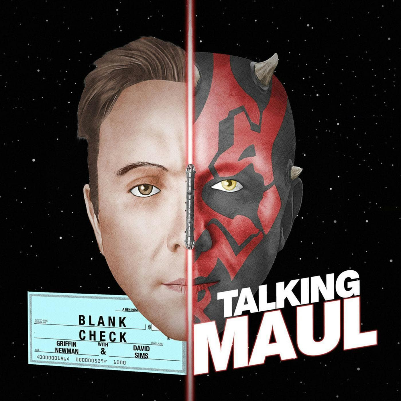 Talking Maul Live @ DCM19 with Peter Serafinowicz artwork