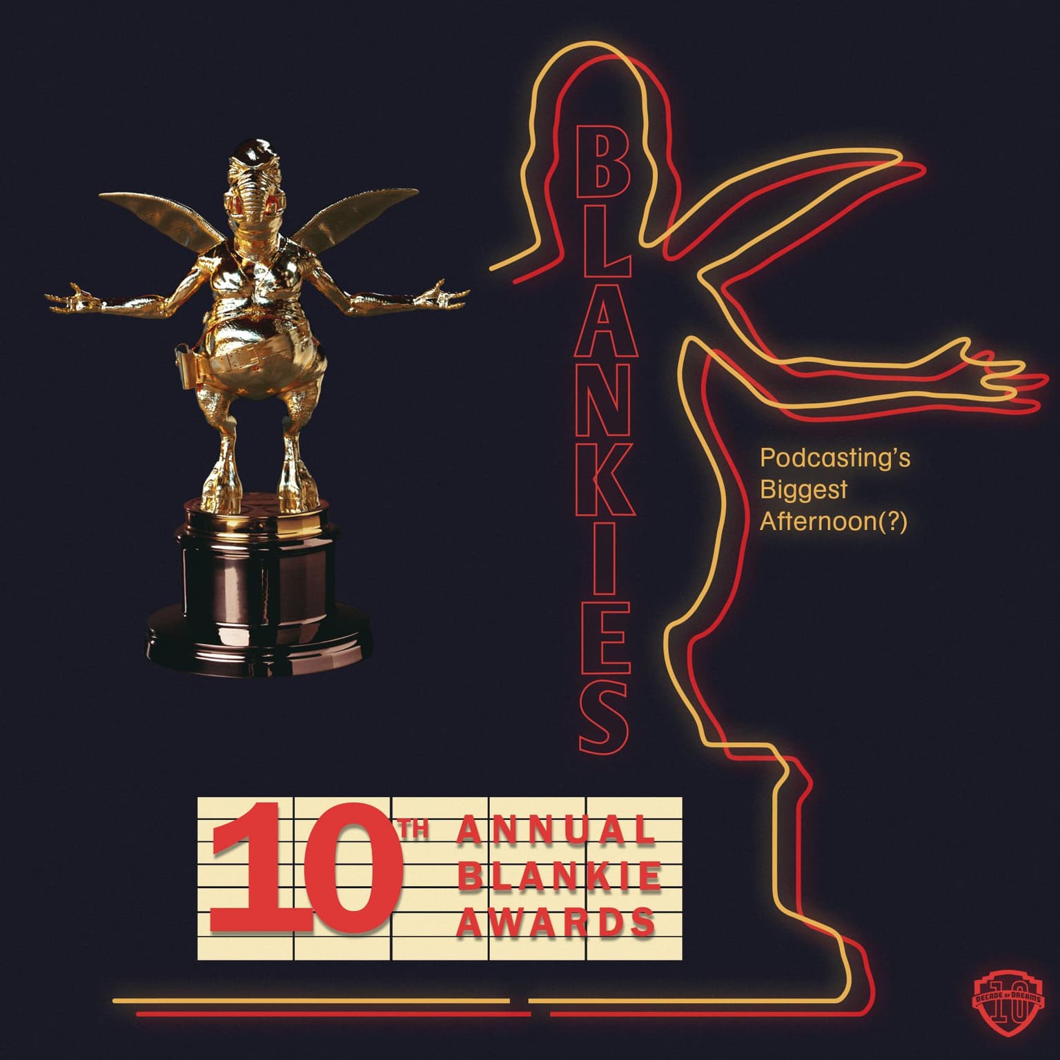 The Tenth Annual Blank Check Awards with Joe Reid artwork