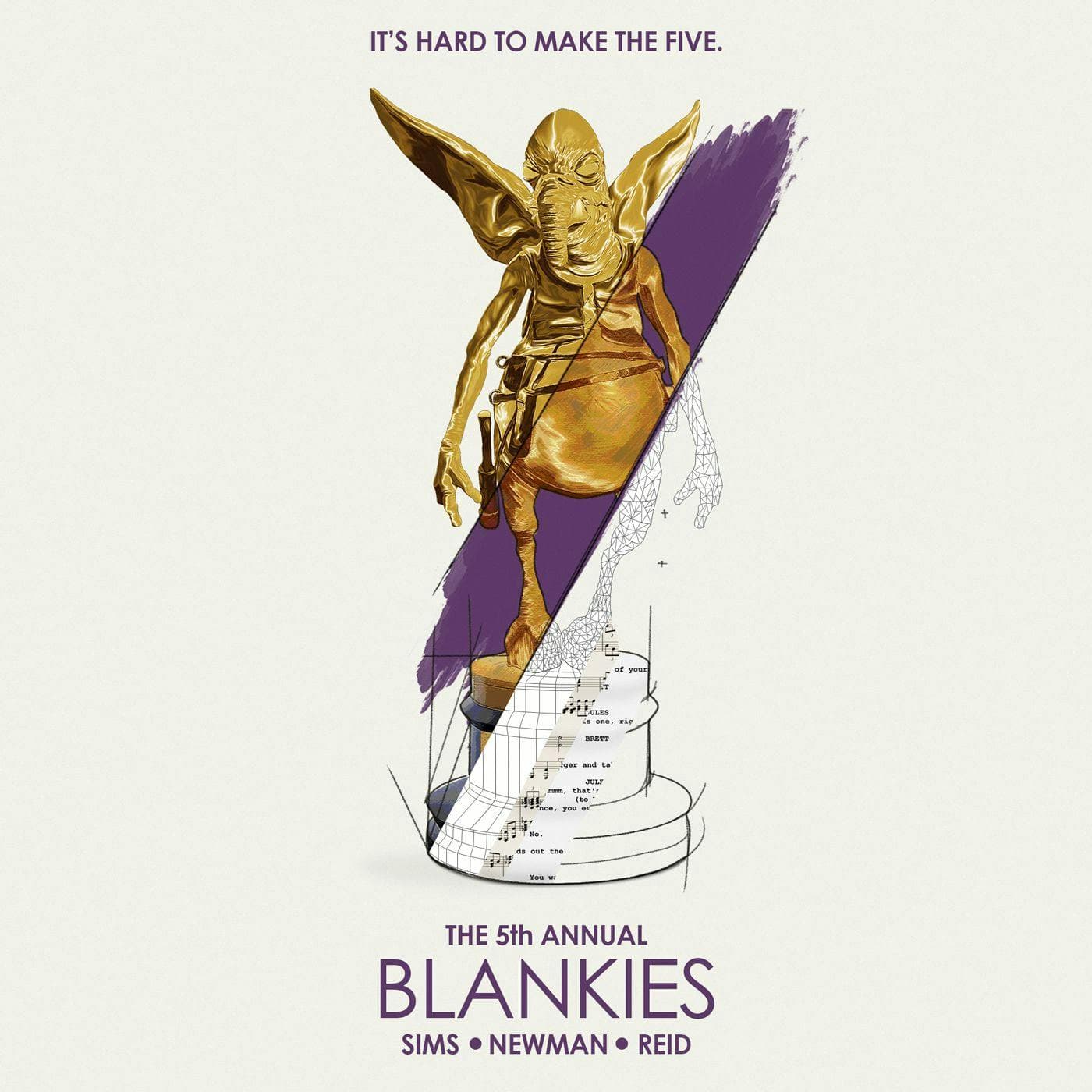 The Fifth Annual Blank Check Awards with Joe Reid artwork