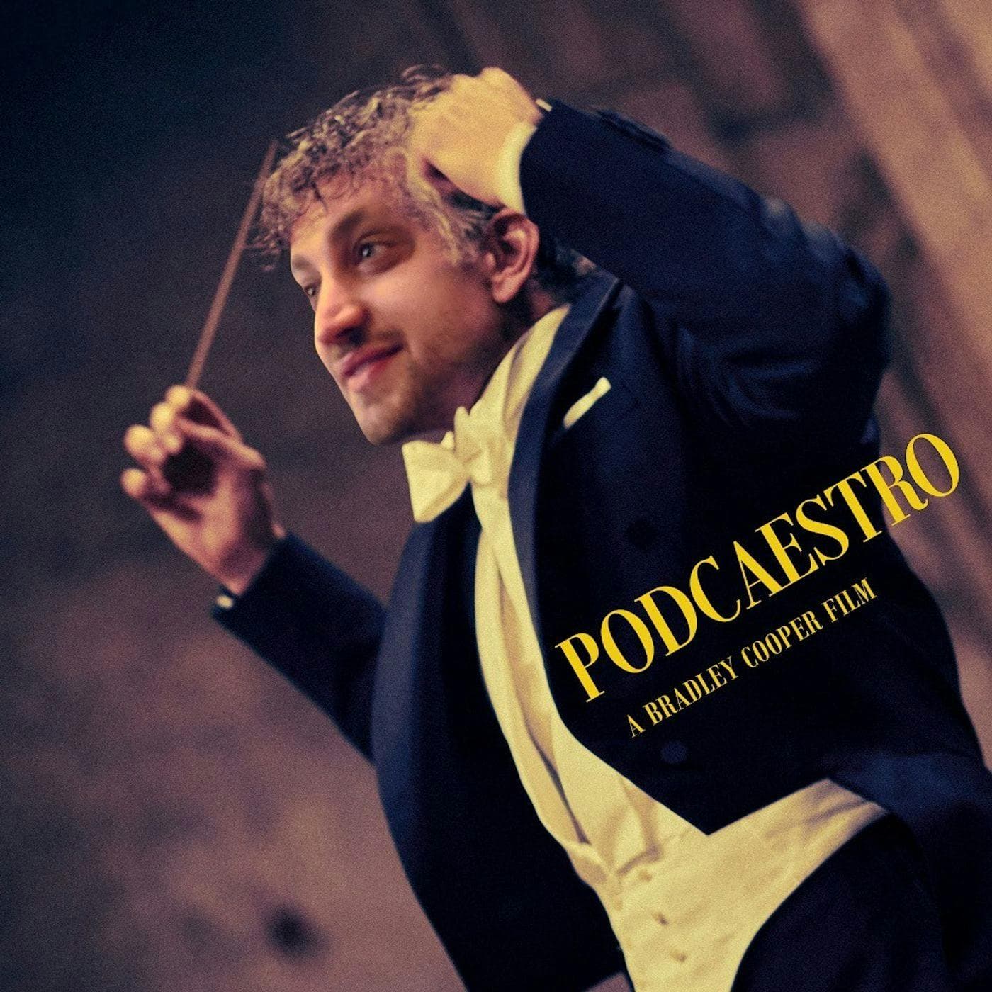 Maestro with Marie Bardi-Salinas artwork