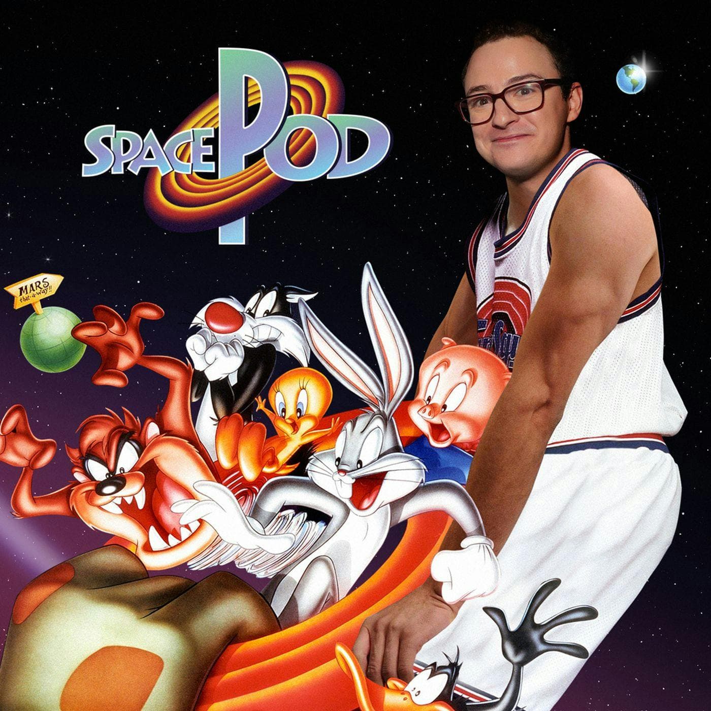 Space Jam with James Newman artwork