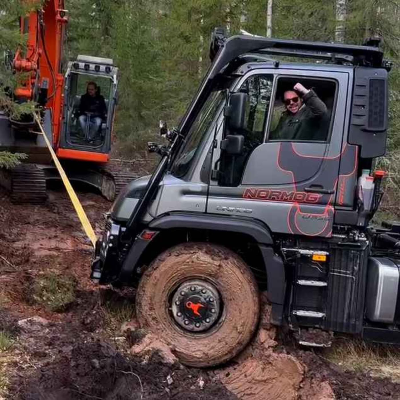 Vi kjører fast en Unimog artwork