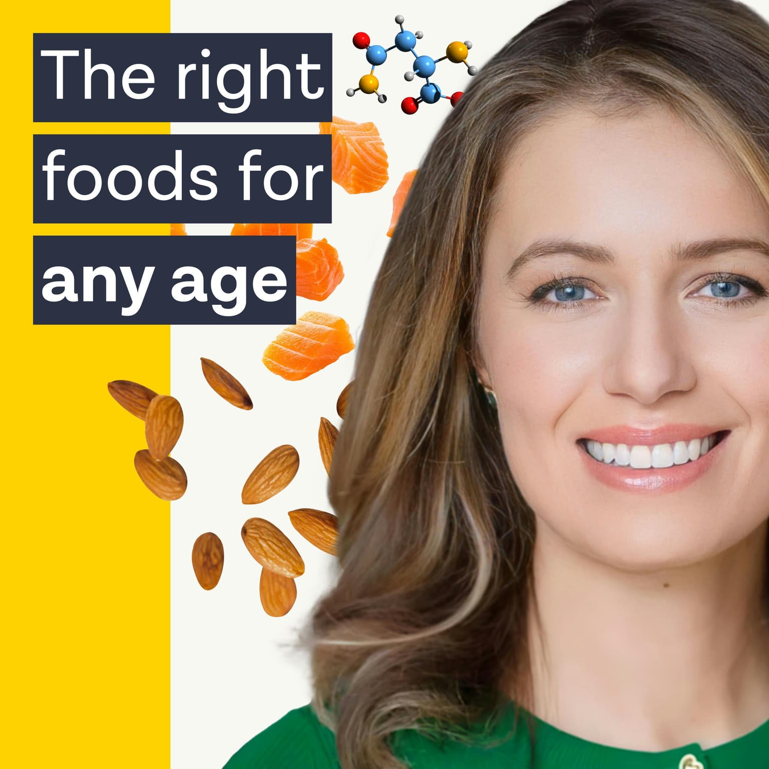 Foods for every decade of life with Dr. Federica Amati artwork