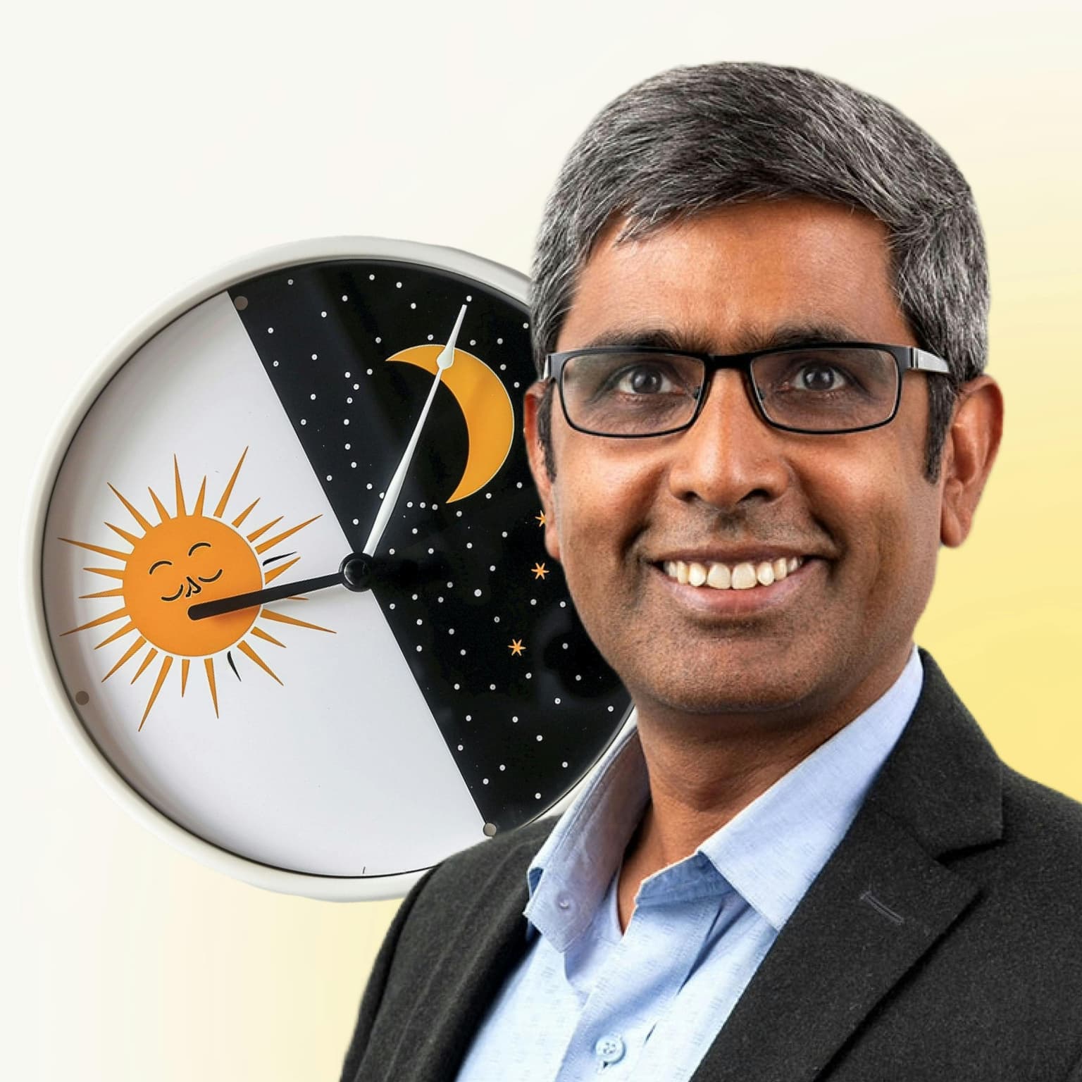 Fix your body clock to improve long term health with Prof. Satchin Panda artwork