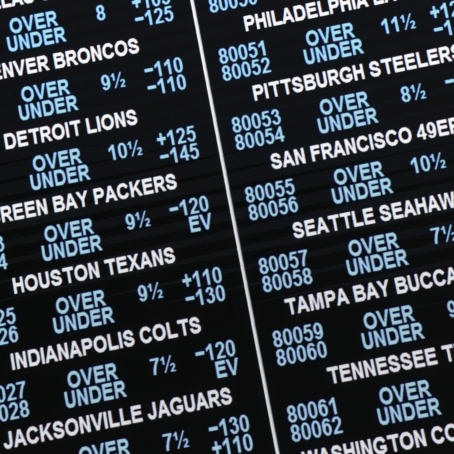 The deal with "back door" betting artwork