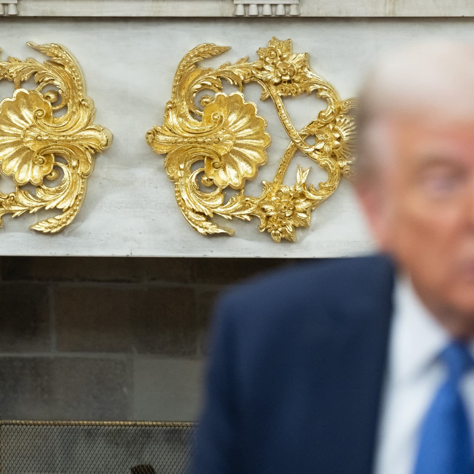 In this uncertain economy, gold shines artwork