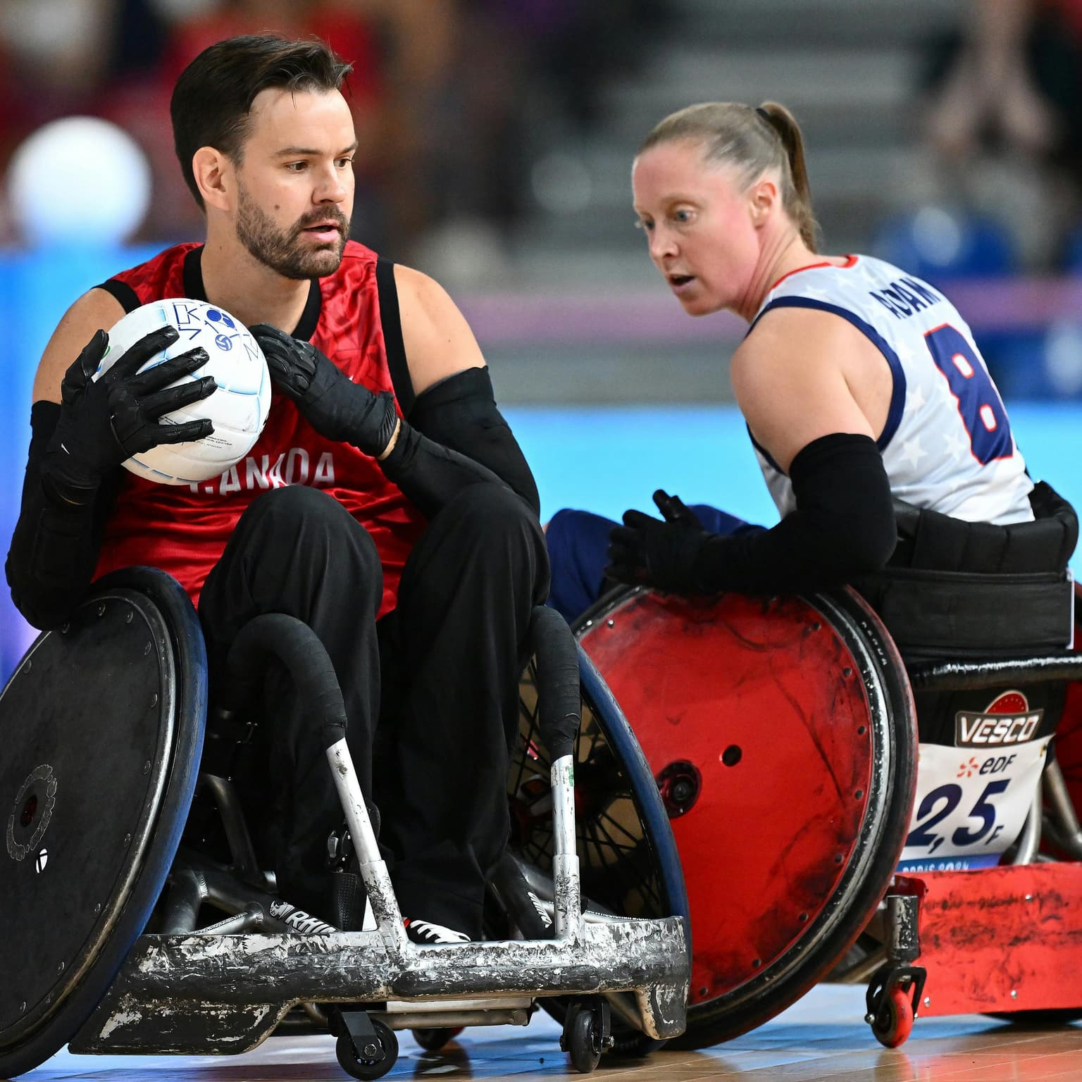Equal-opportunity murderball artwork