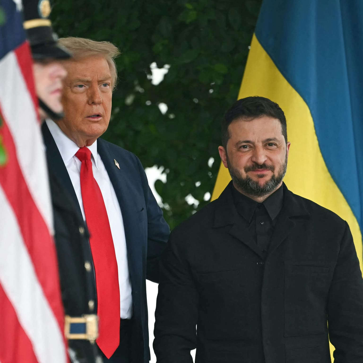 Trump meets with Europe artwork