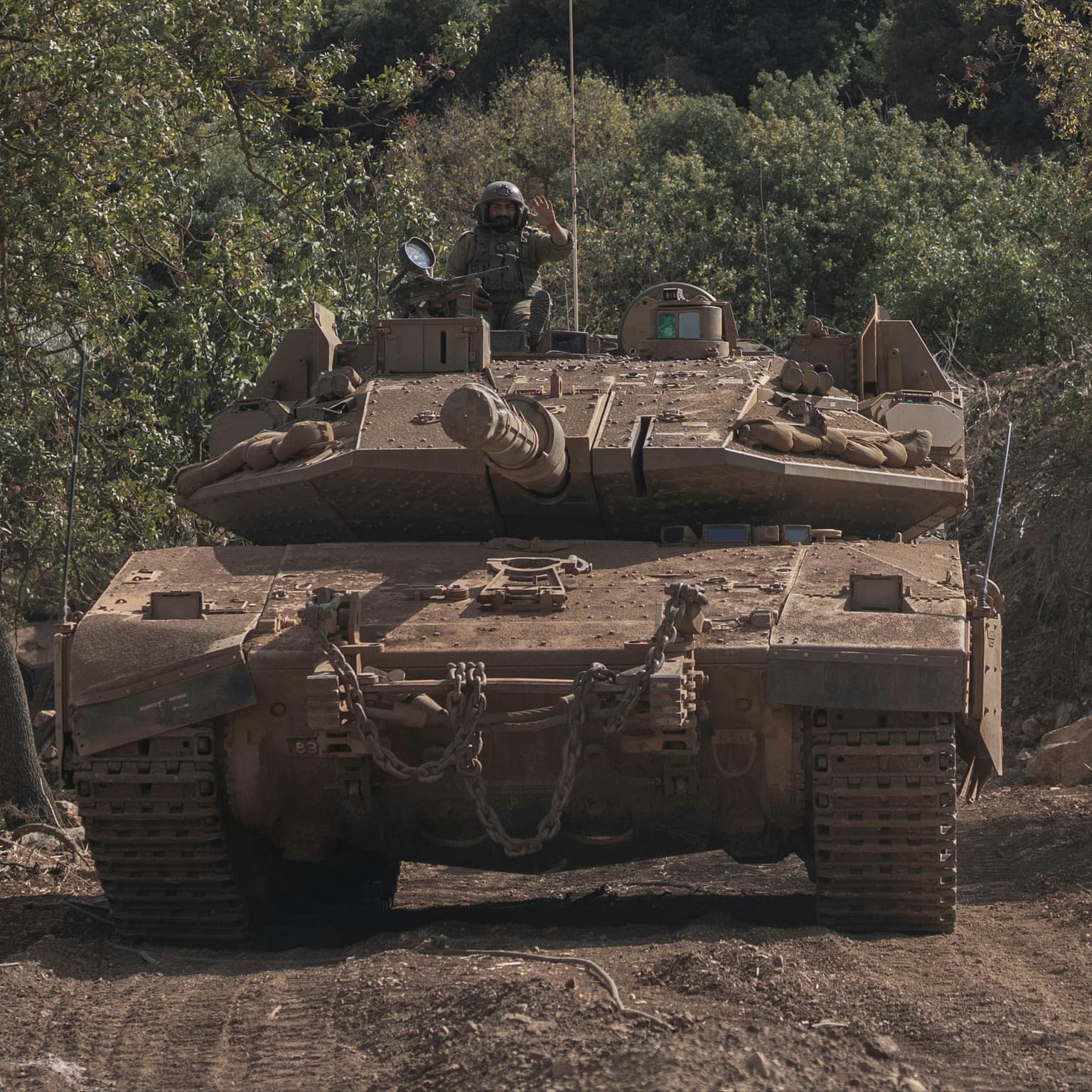 Israel’s escalation artwork
