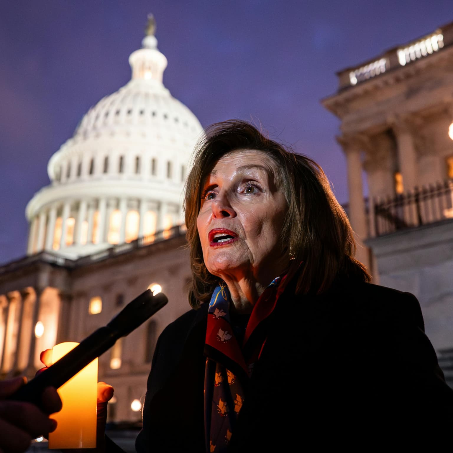 Nancy Pelosi explains her optimism artwork