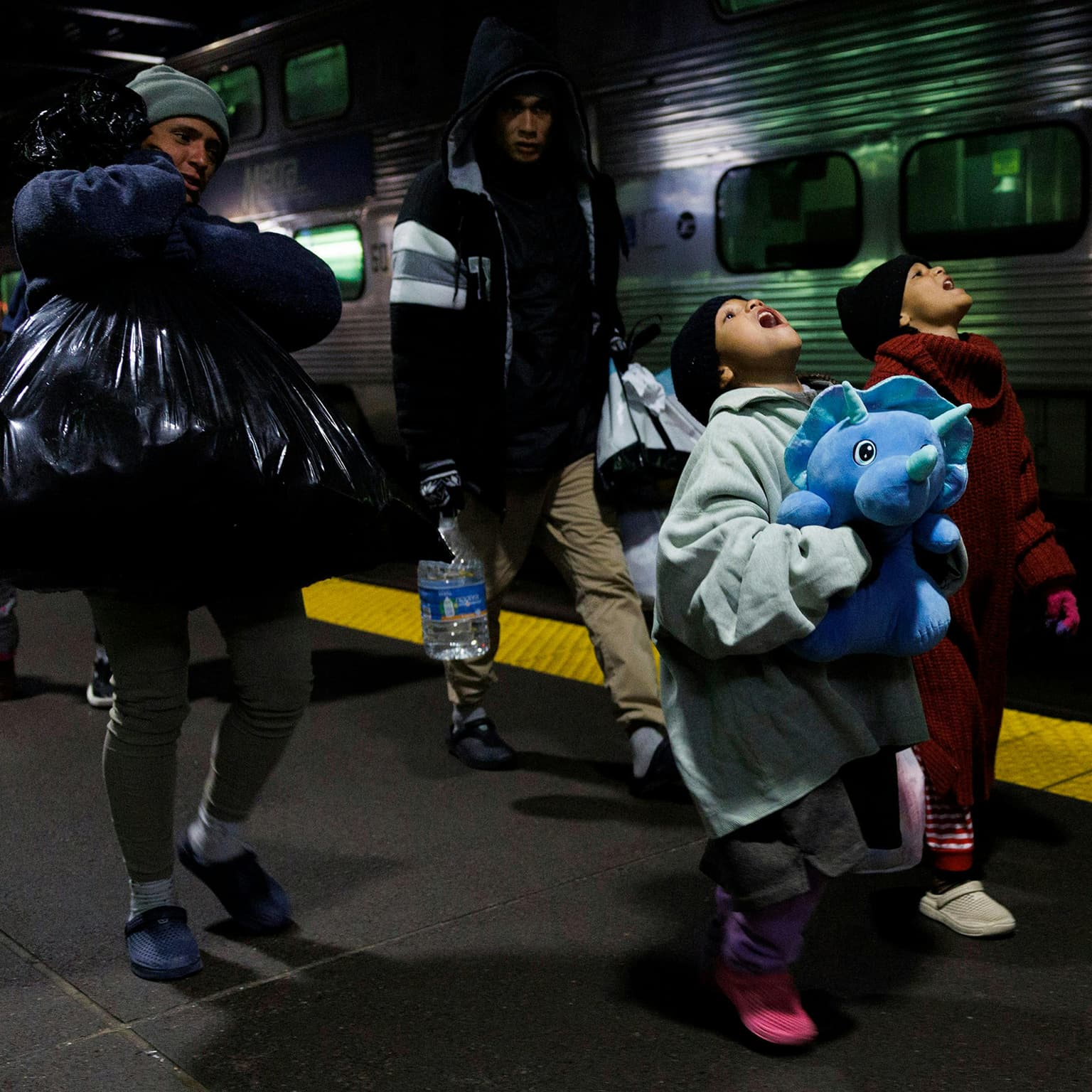 The migrant crisis, via Chicago artwork