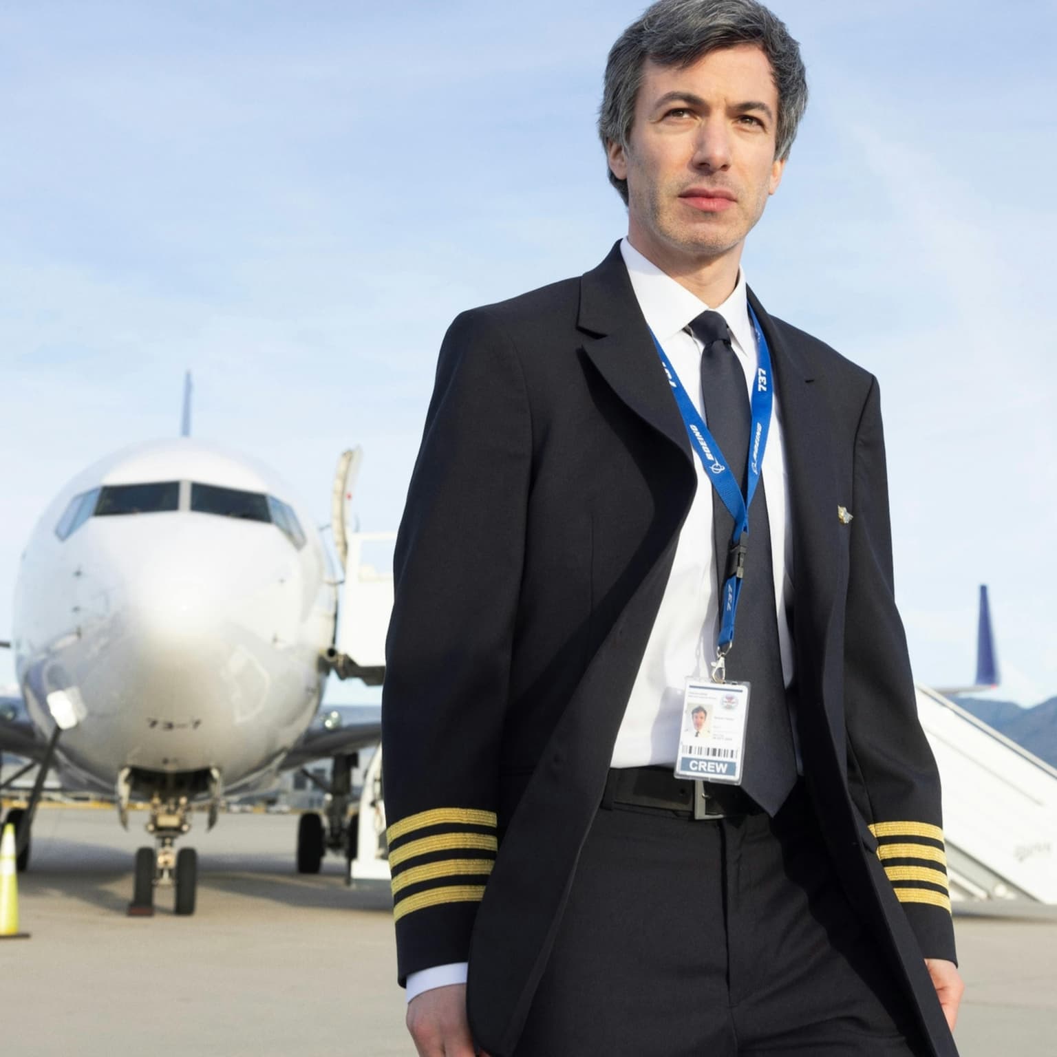 A comedian tries to fix aviation artwork