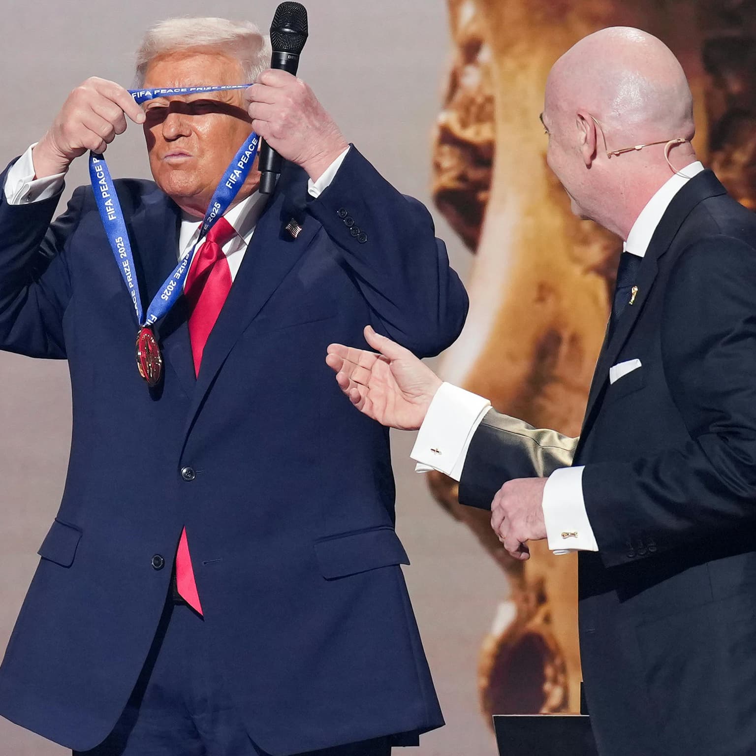 Trump’s World Cup artwork