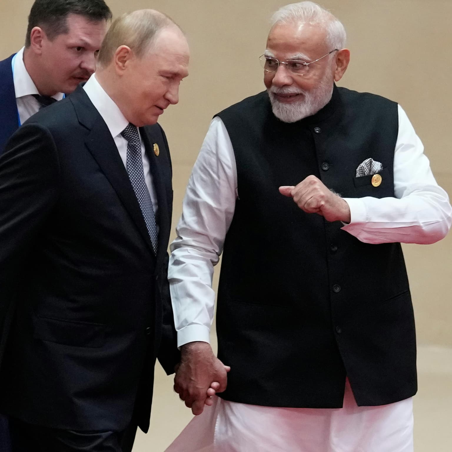 Trump and Modi’s broken bromance artwork