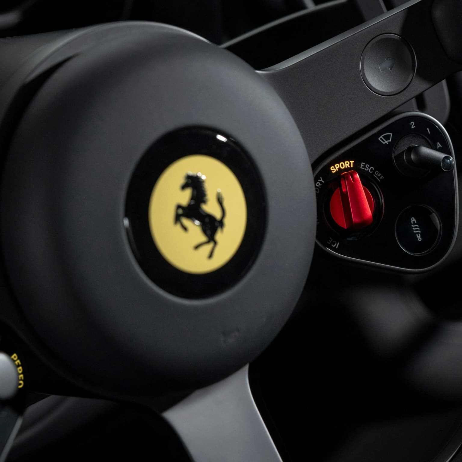 The Ferrari of electric vehicles artwork