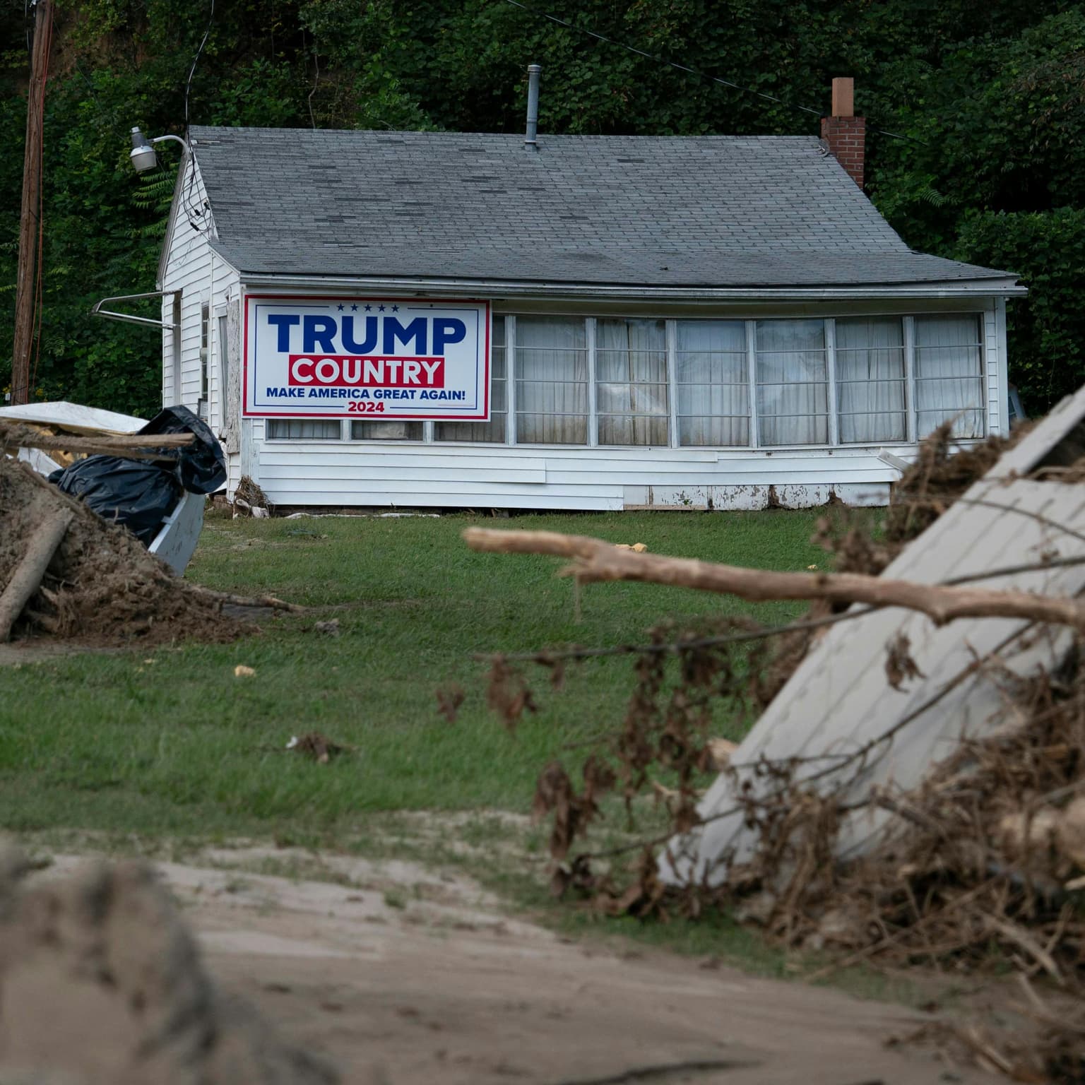 A hurricane of misinformation artwork
