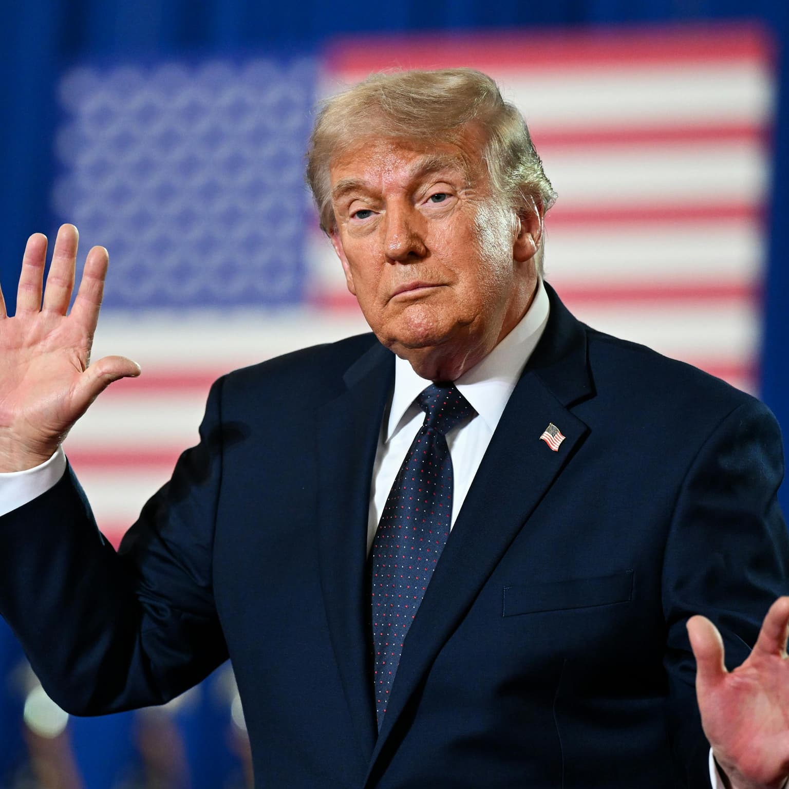 Trump enters his flop era artwork