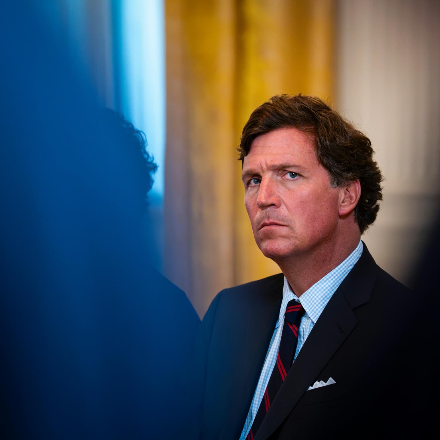 Tucker Carlson explains himself artwork