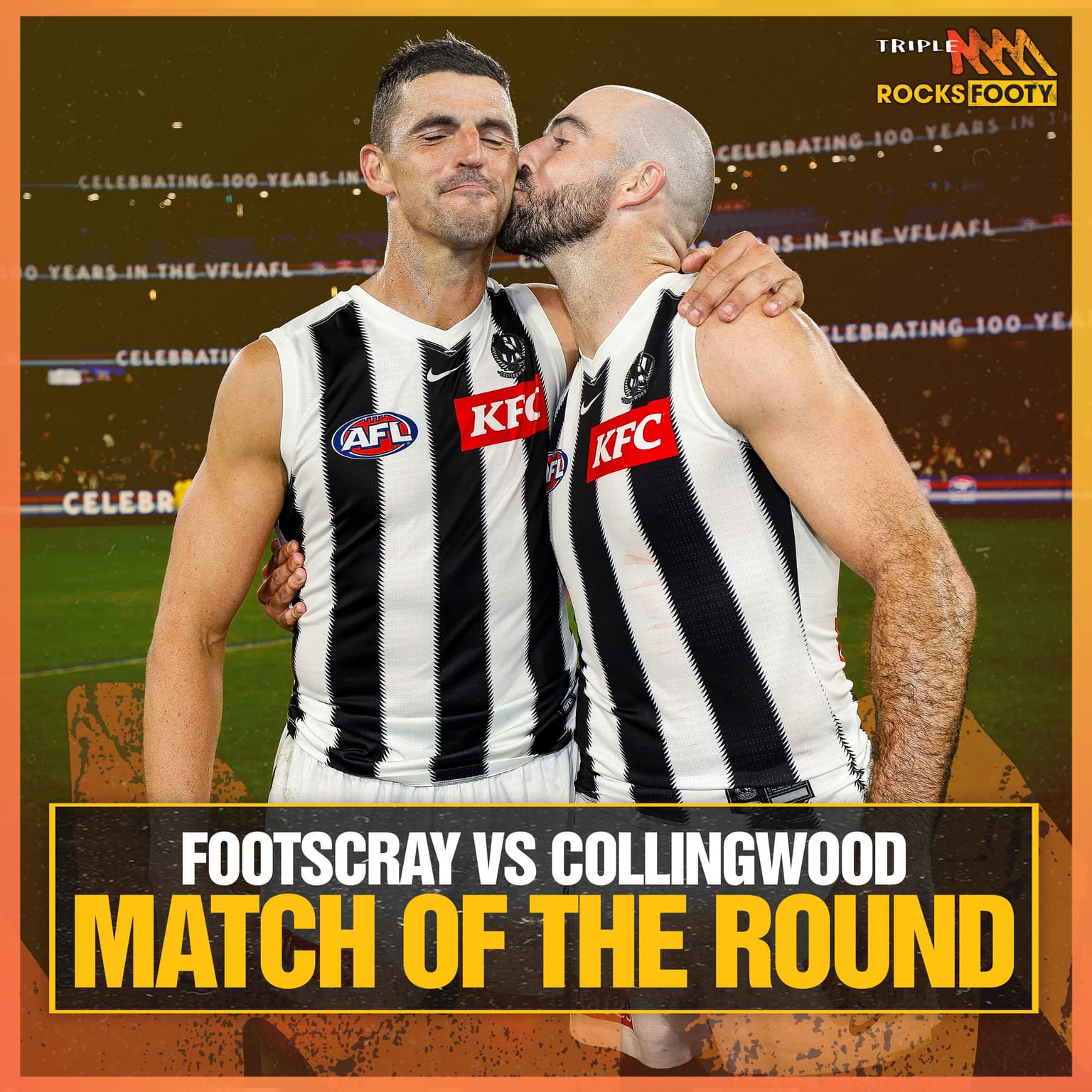 MONDAY MINI-MATCH - R2 Footscray vs Collingwood artwork
