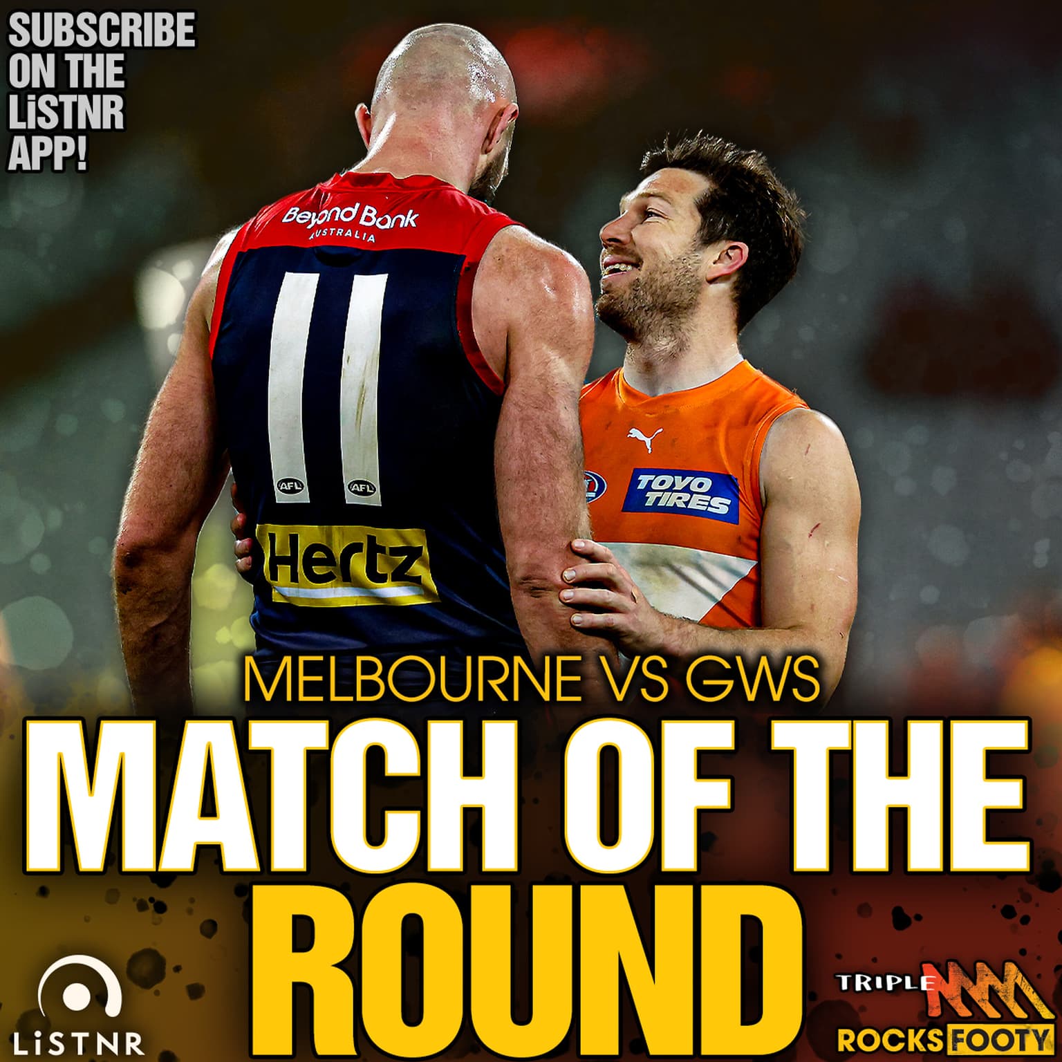 MONDAY MINI-MATCH - R20 Melbourne vs GWS artwork
