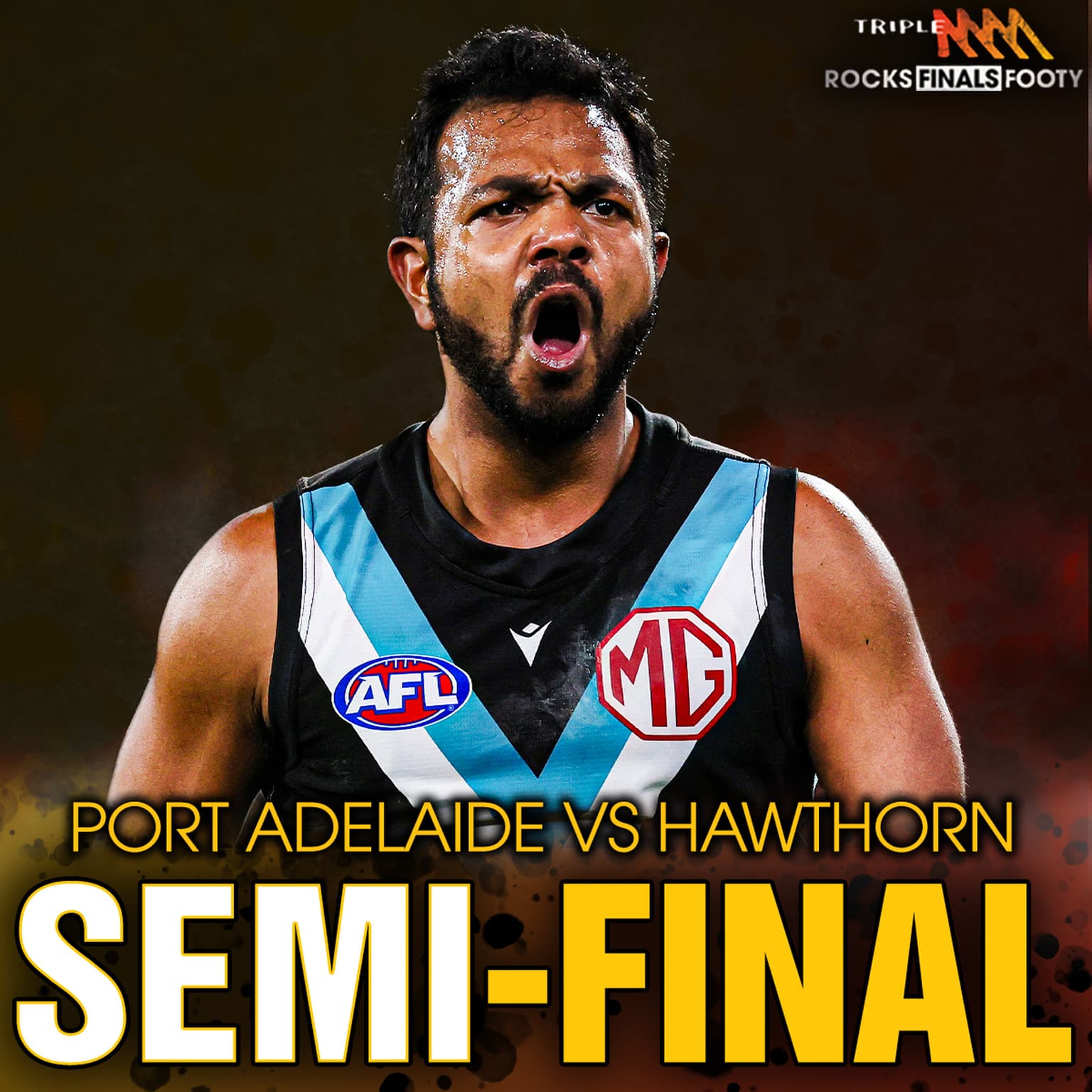 MINI-MATCH - Port Adelaide v Hawthorn - Semi Final artwork