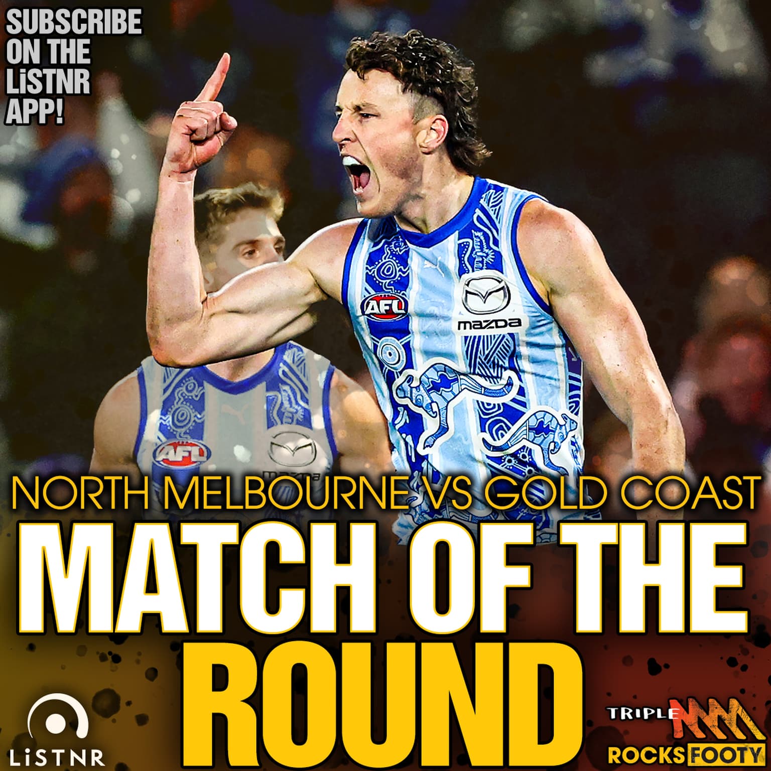 MONDAY MINI-MATCH - R17 North Melbourne vs Gold Coast artwork