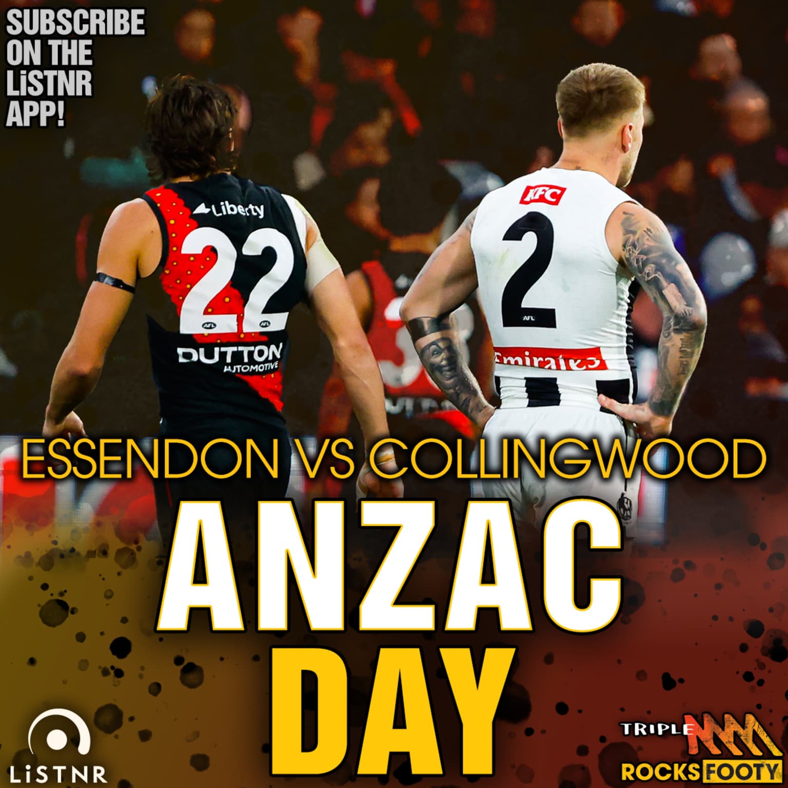 MINI-MATCH | Essendon and Collingwood draw in Anzac Day classic artwork