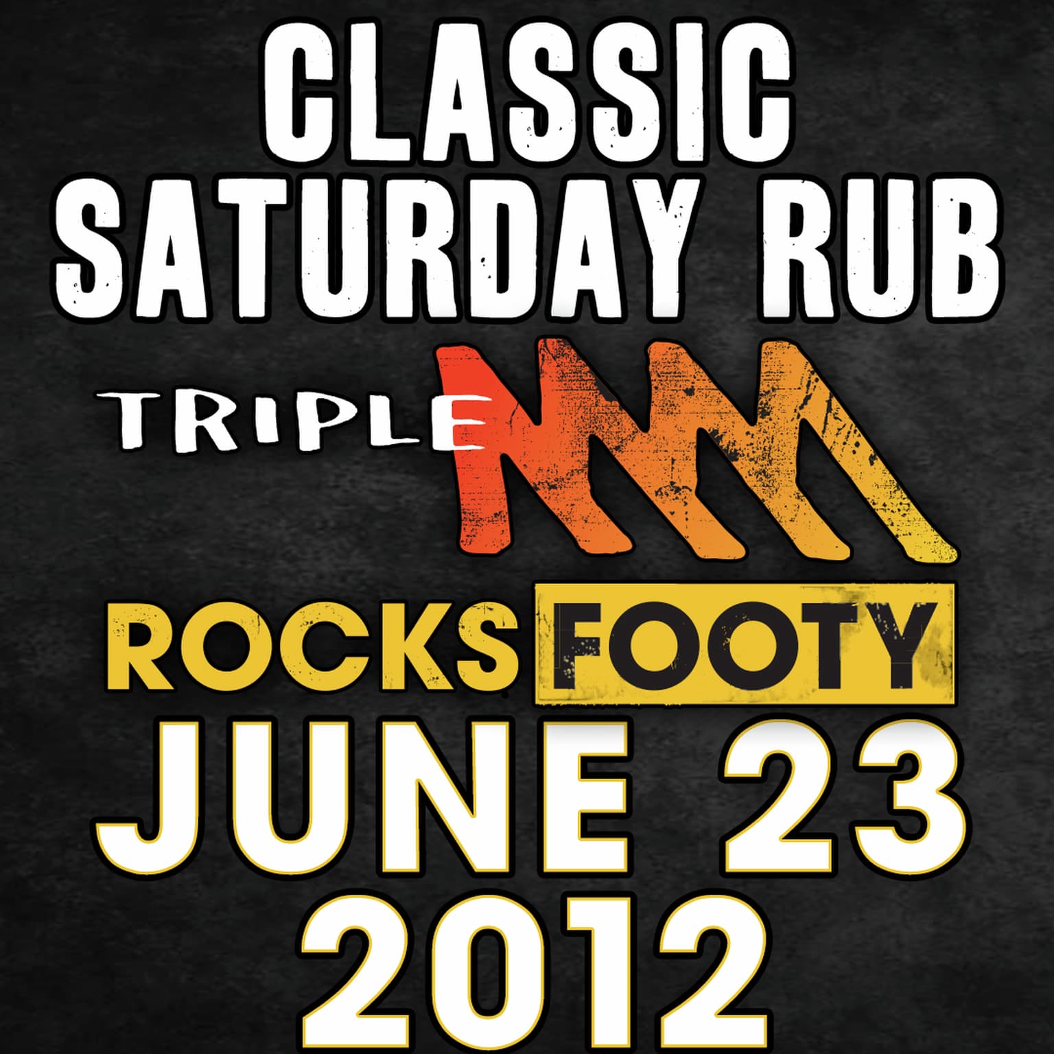 CLASSIC SATURDAY RUB | Spud wobbles Damo, Triple M hygiene rules, Chief's award loss artwork