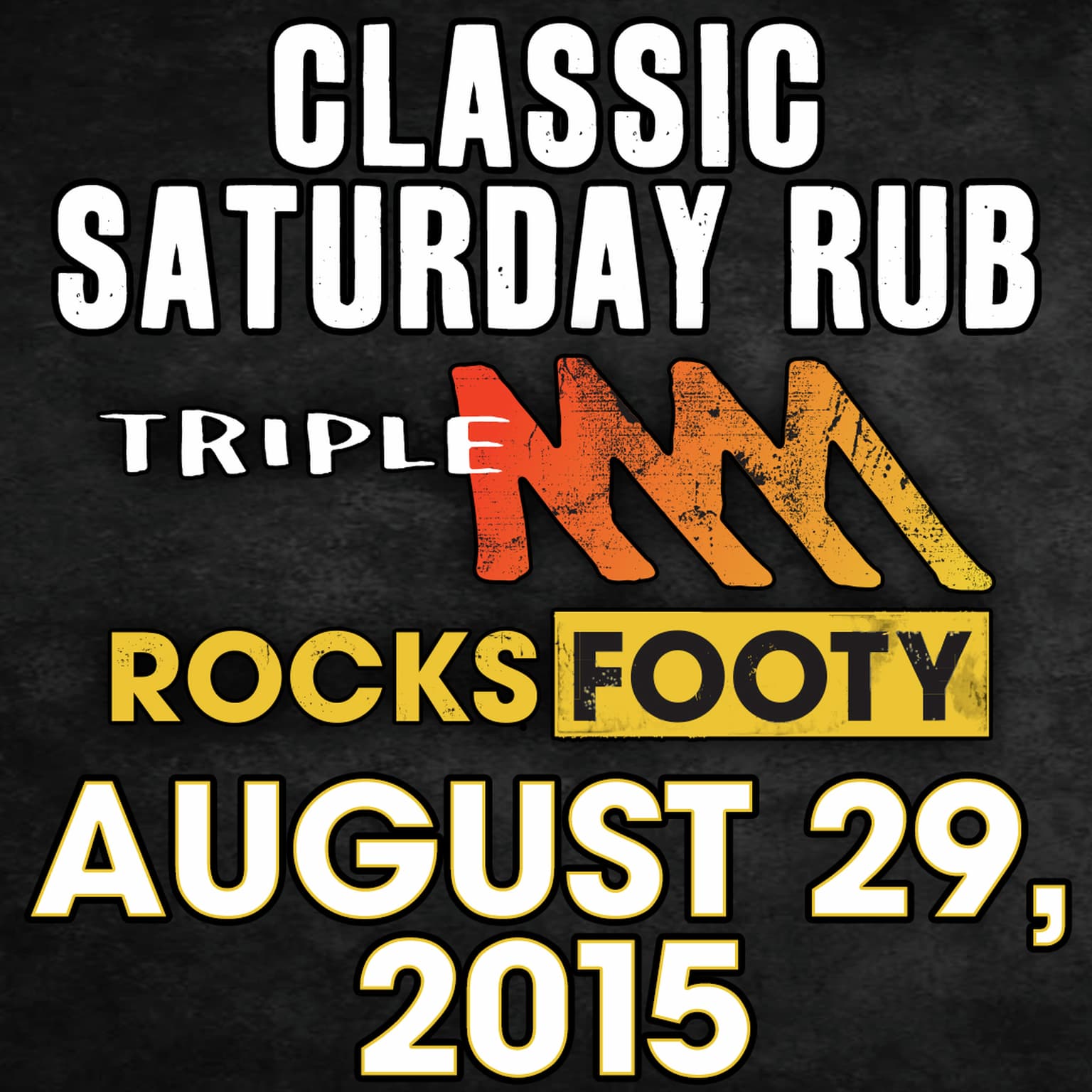 CLASSIC SATURDAY RUB | Spud's mini-360 degree session, JB & Damo in the ring, Spud's mid-shift cashy | 29 August 2015 artwork