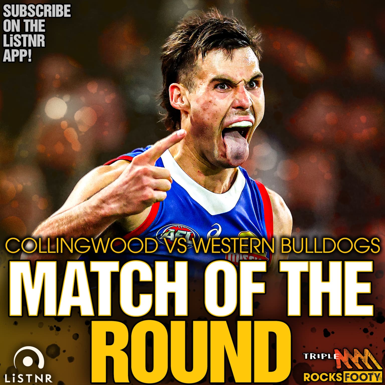 MONDAY MINI-MATCH - R12 Collingwood vs Western Bulldogs artwork
