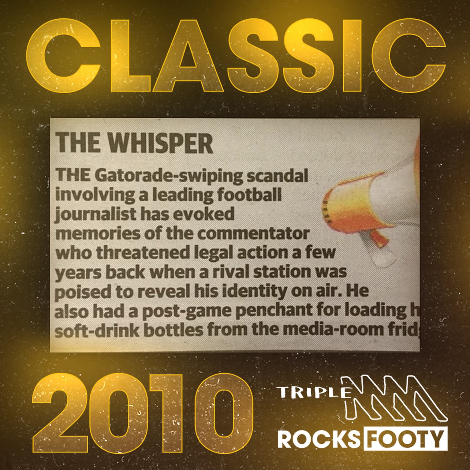 CLASSIC TRIPLE M FOOTY | The drink stealer chronicles artwork