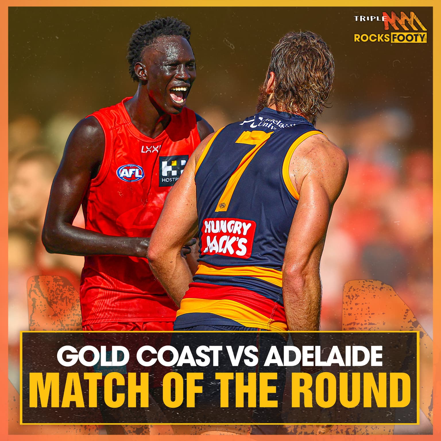 MONDAY MINI-MATCH - R4 Gold Coast vs Adelaide artwork