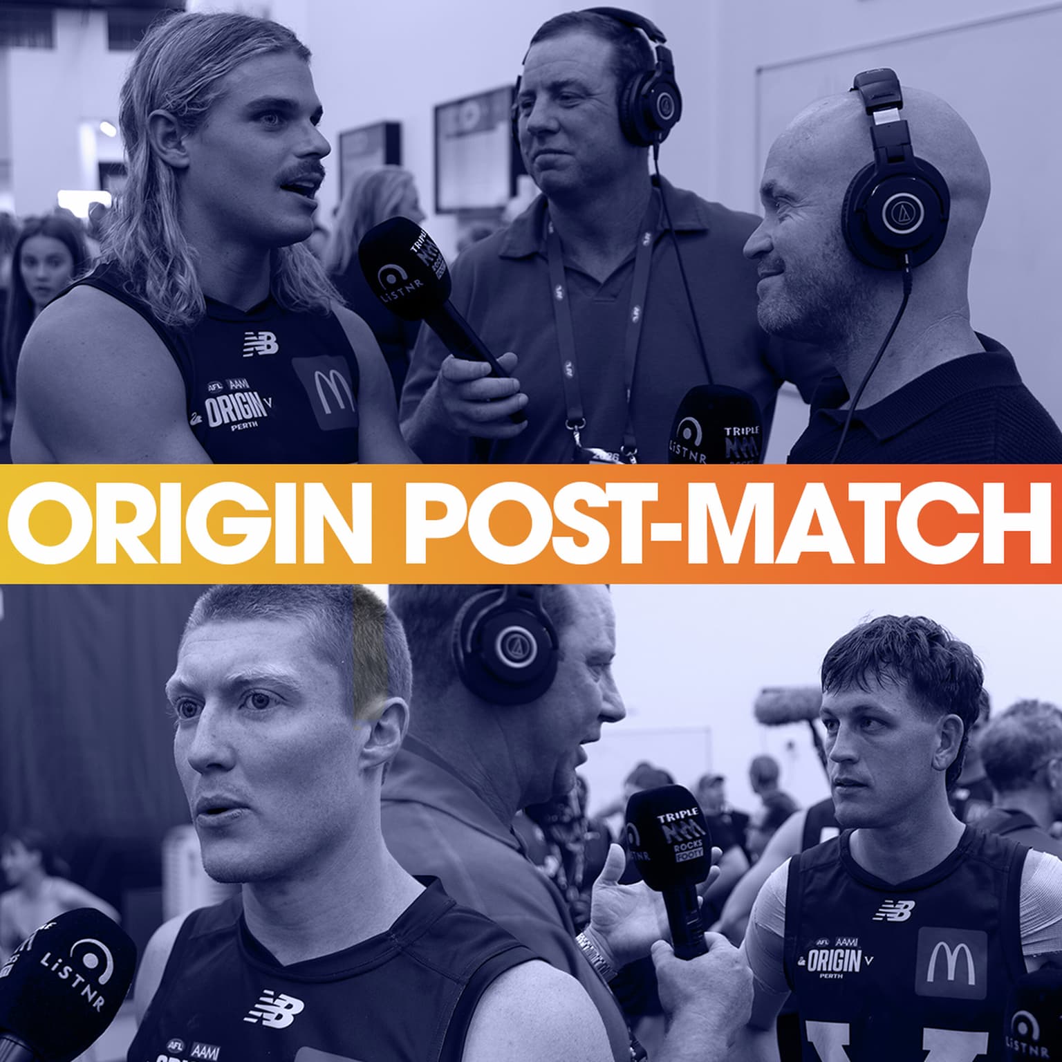 Stevie J + Hev Go Roaming In The Winning Victorian Rooms After AFL Origin artwork