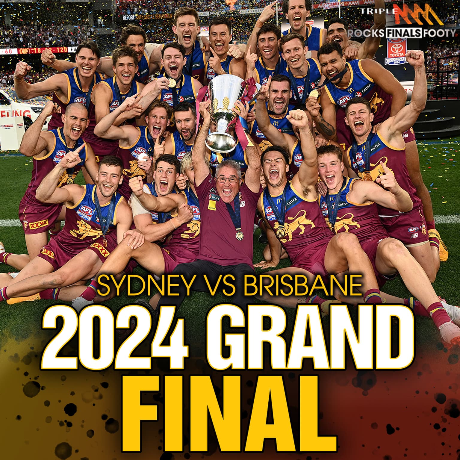 MINI-MATCH | Sydney v Brisbane - 2024 AFL Toyota Grand Final artwork