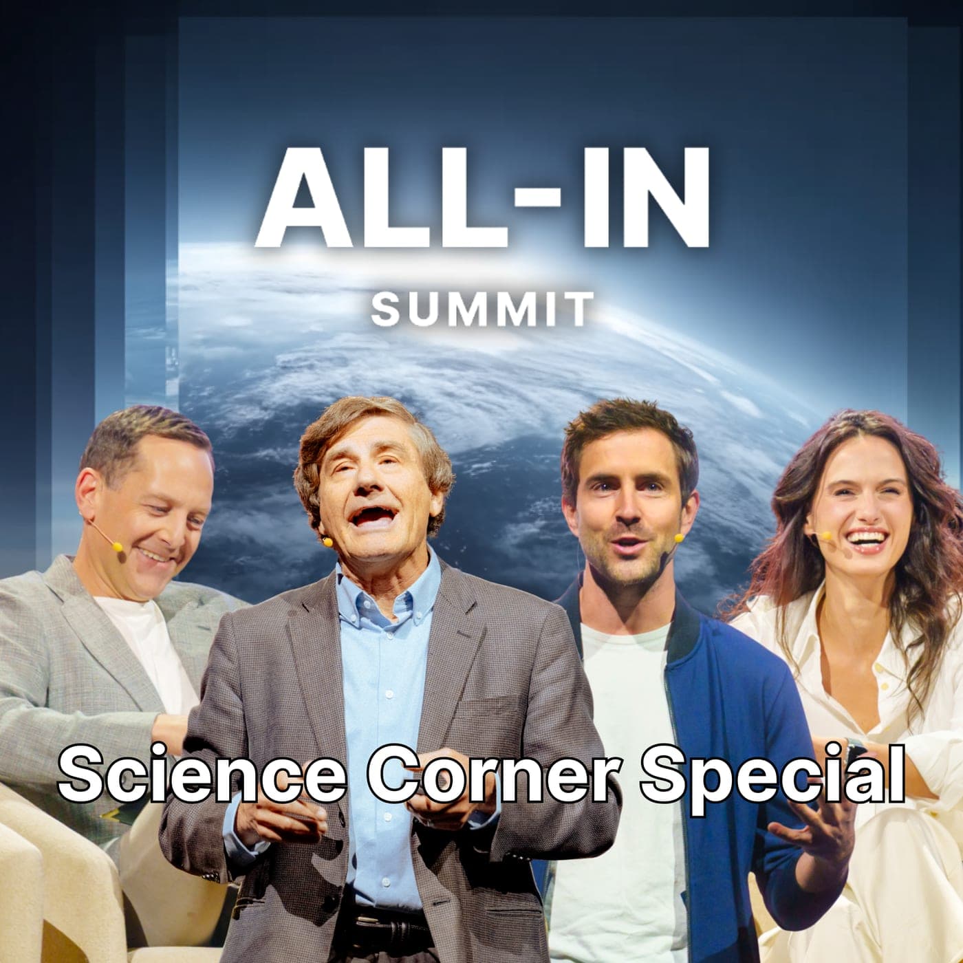 Science Corner Special: David Friedberg, Cleo Abram, Alex Filippenko, and Keller Rinaudo Cliffton artwork