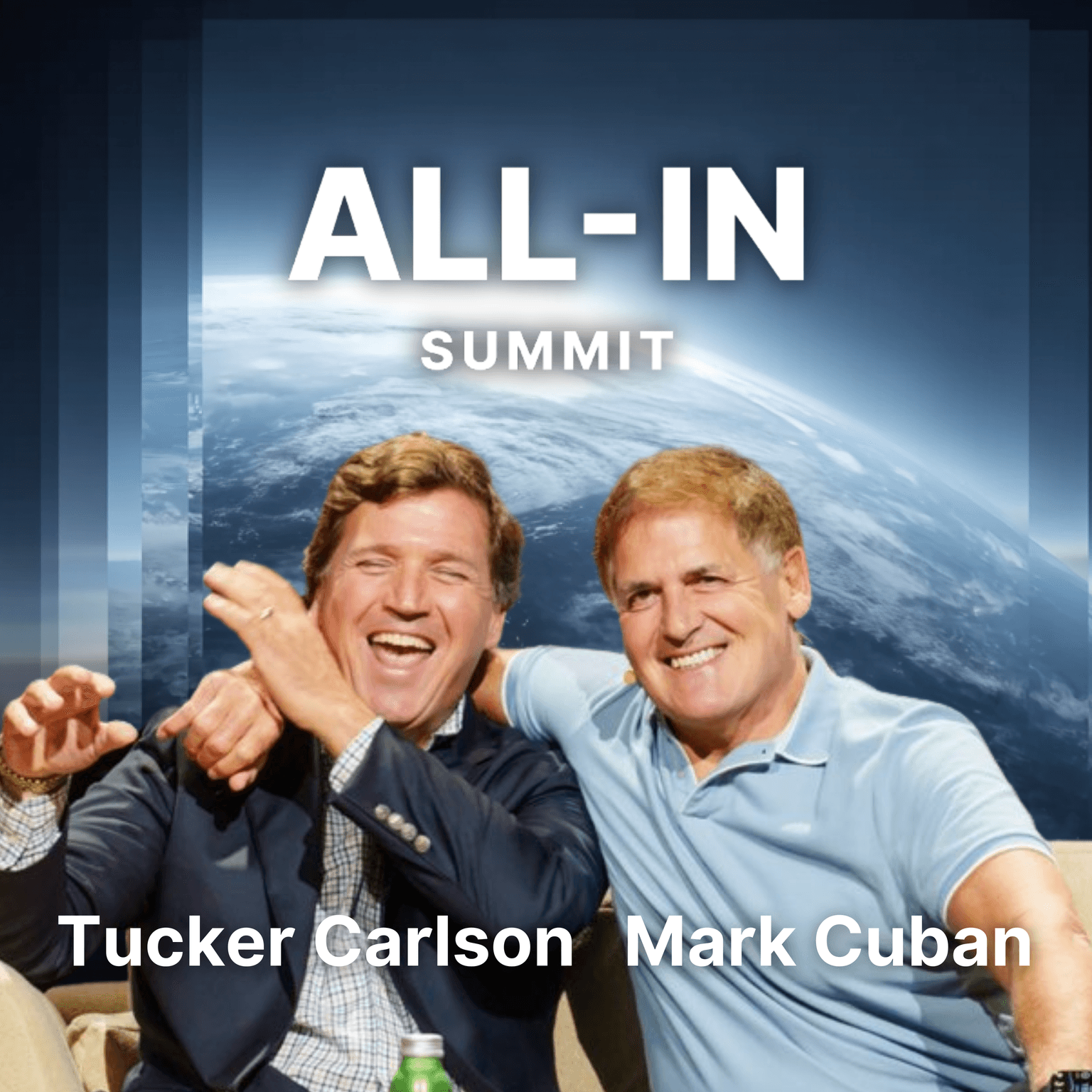 How to Save America: Mark Cuban and Tucker Carlson Debate | All-In Summit 2025 artwork