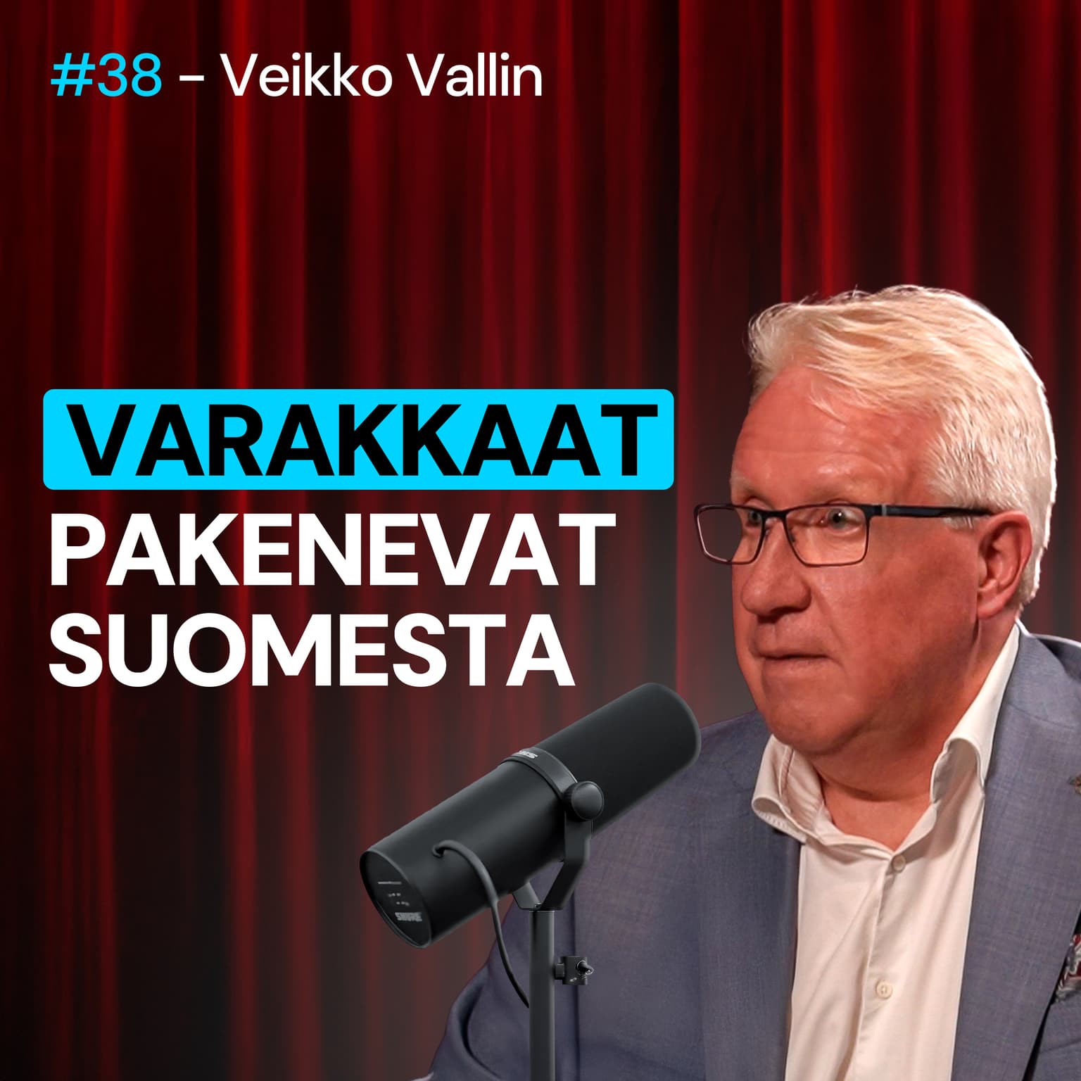 #38 – Veikko Vallin: Suomen VELKAKULISSI, talous, veropakolaisuus & verotus artwork