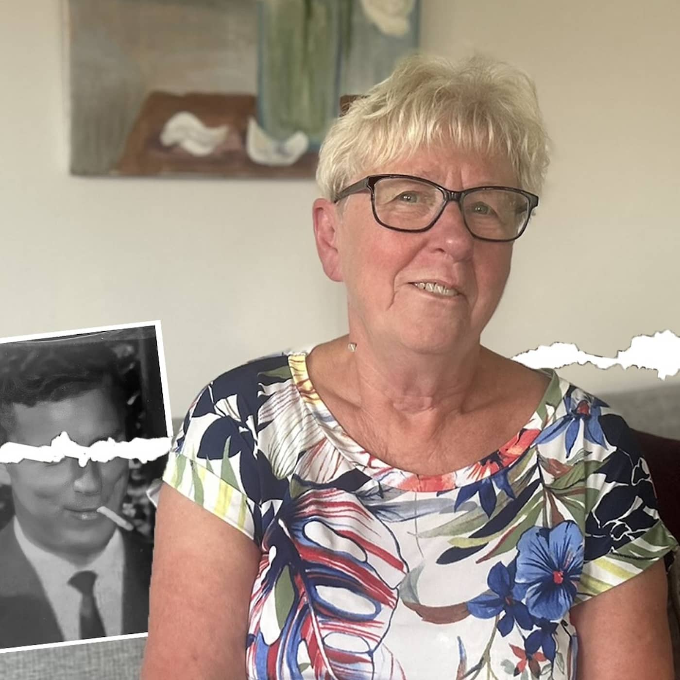 En bokstav ledde Gunilla till hennes okände far artwork