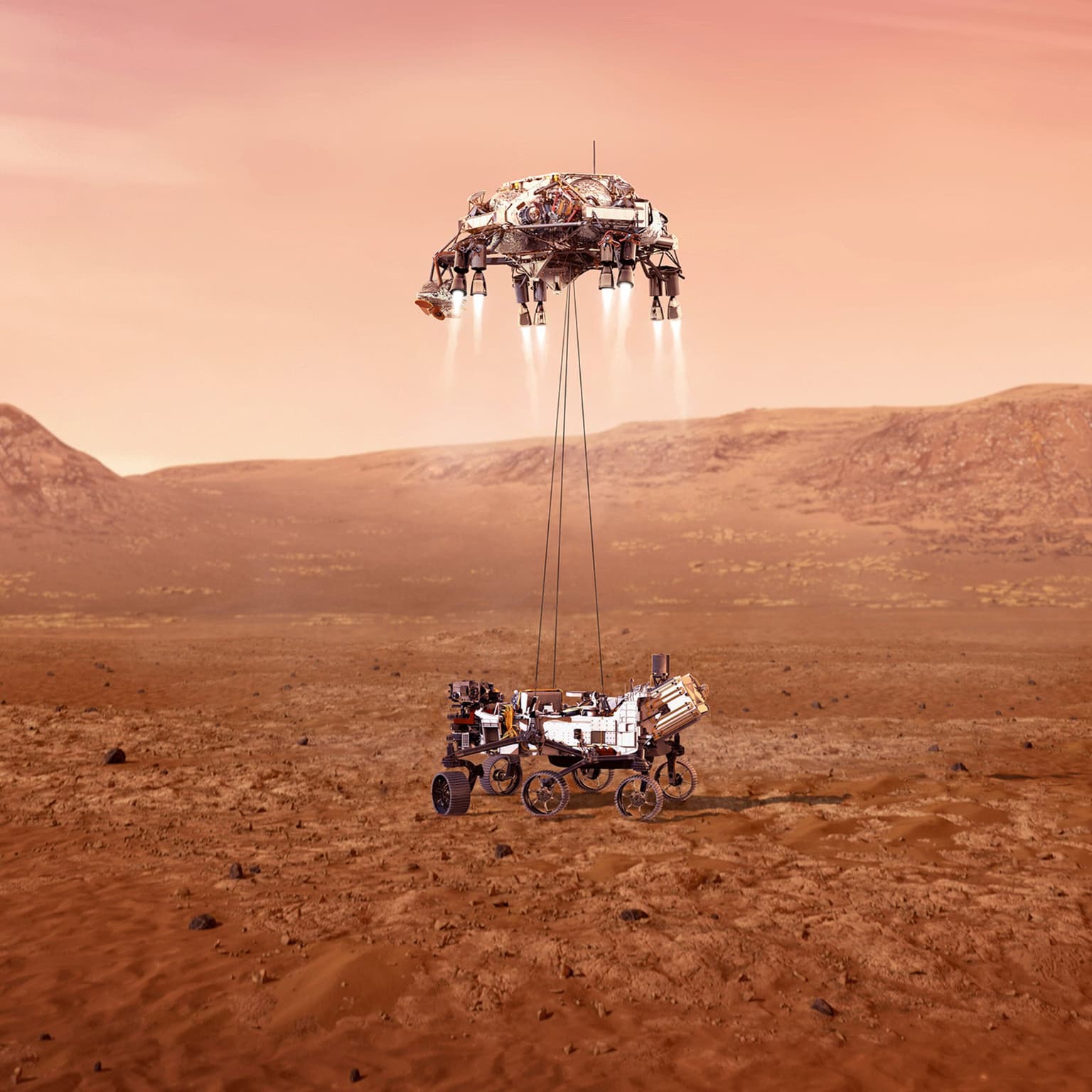 Mars Perseverance, with Jim Green, NASA Chief Scientist artwork
