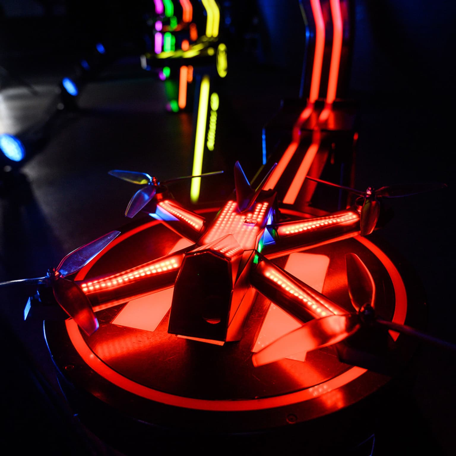 Building a Virtual World – Drone Racing League artwork